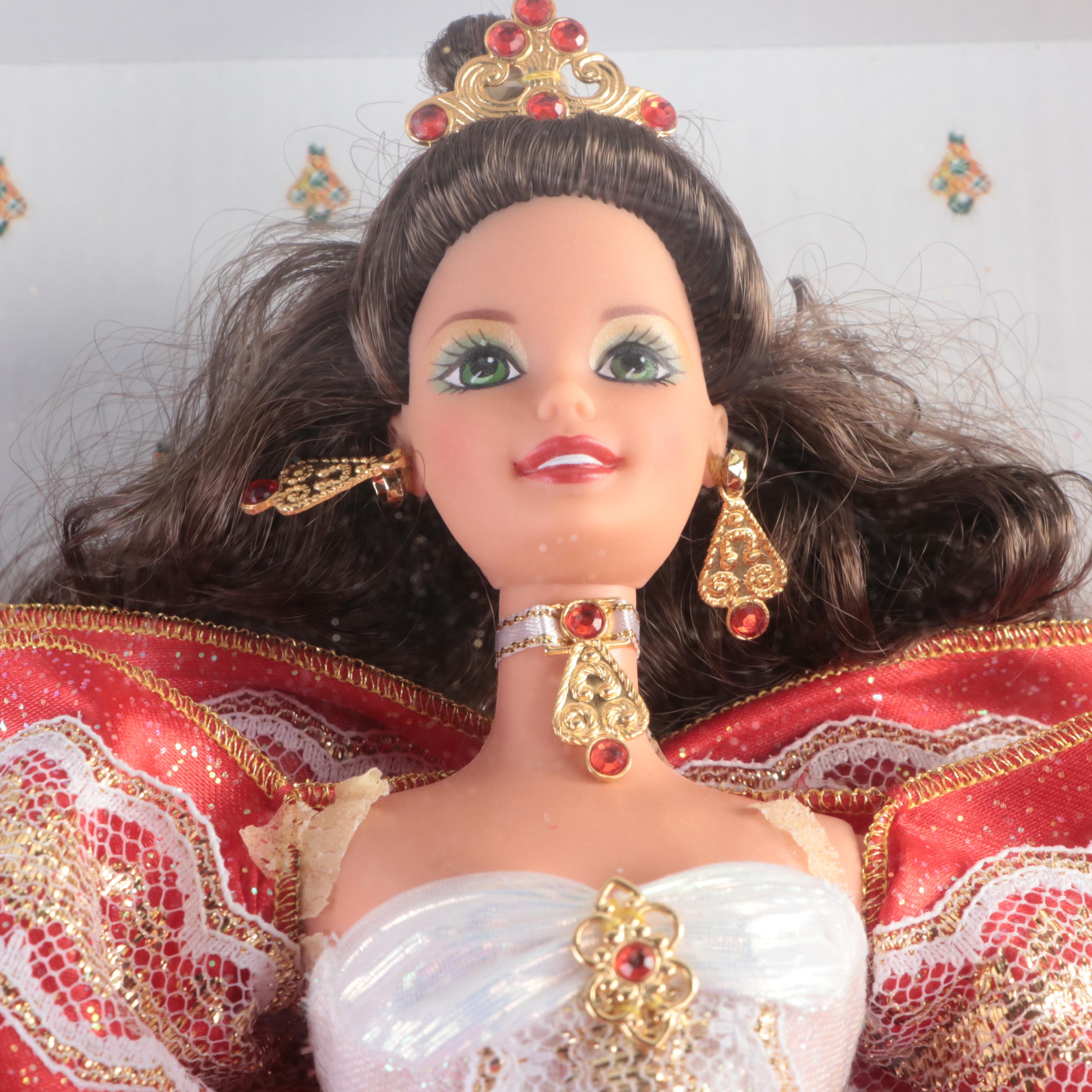 Mattel Barbie Special Edition Happy Holidays Barbie Dolls, 1997