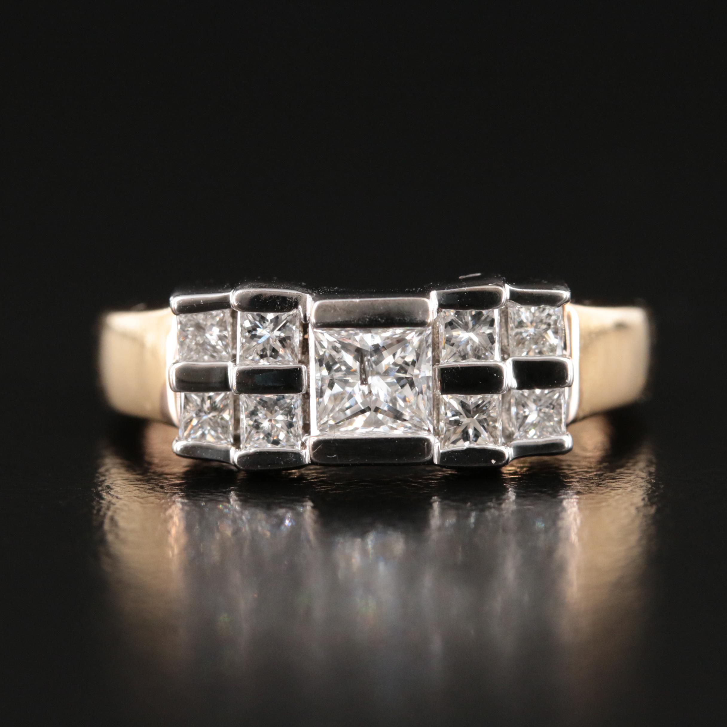 14K 1.10 CTW Diamond Ring