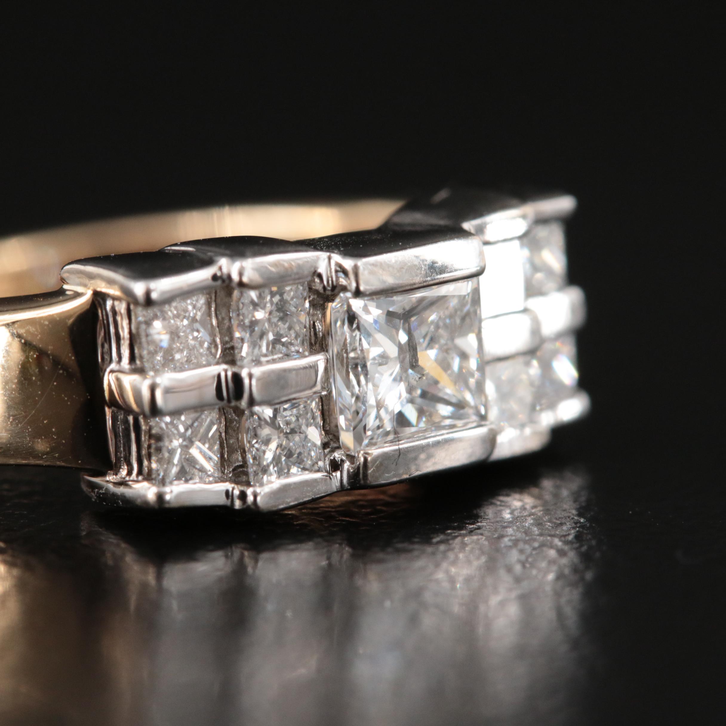 14K 1.10 CTW Diamond Ring