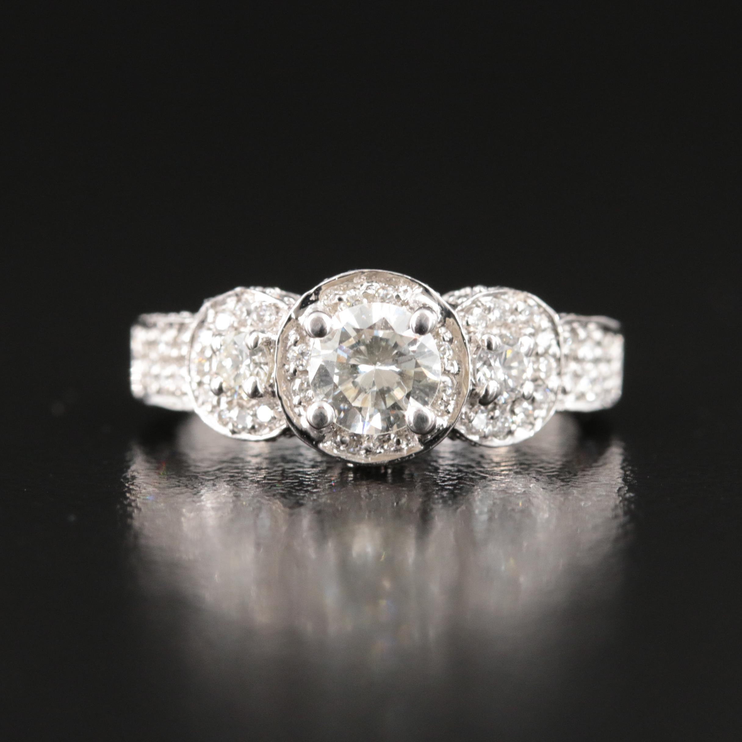 14K 1.19 CTW Diamond Ring