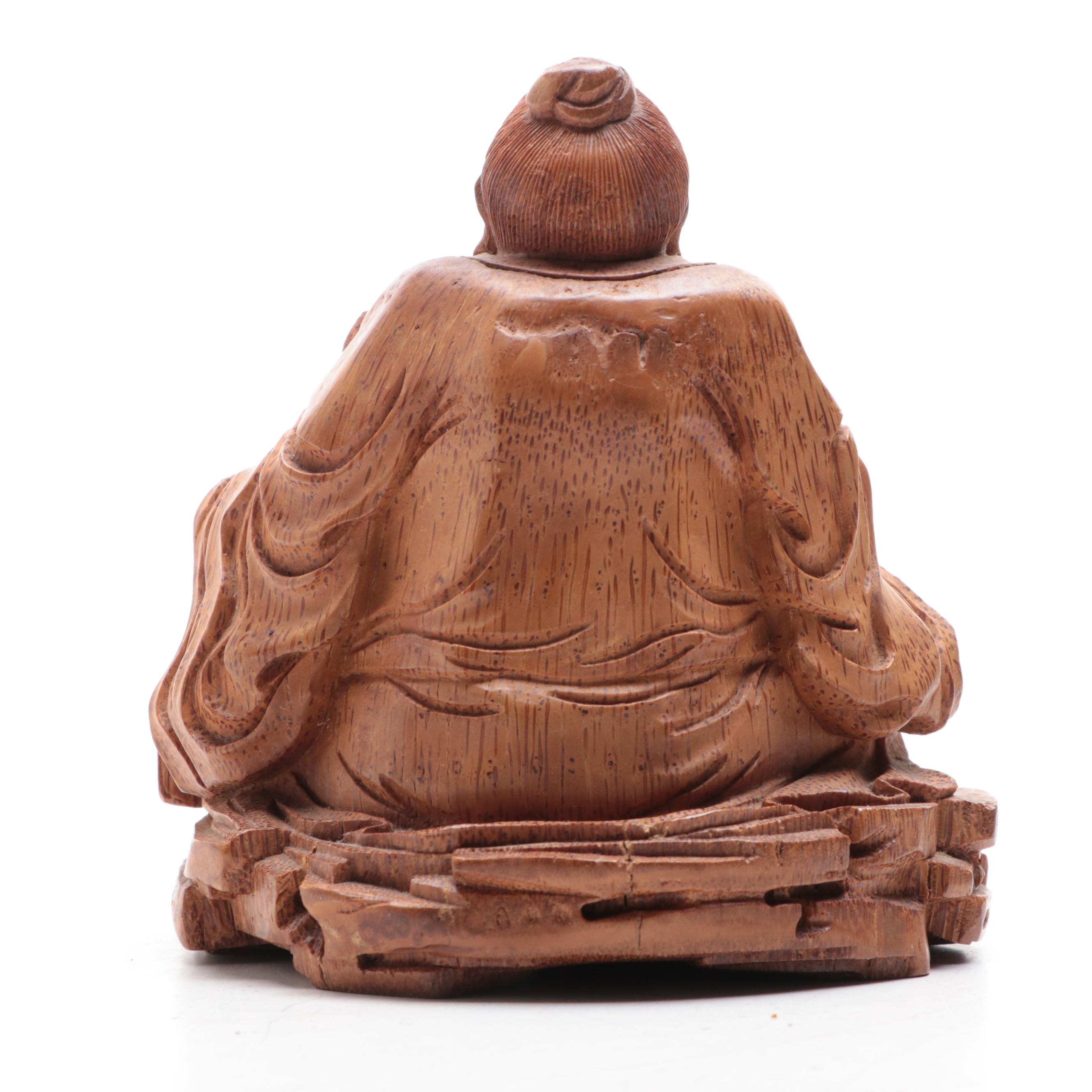 Chinese Carved Wood Figurine