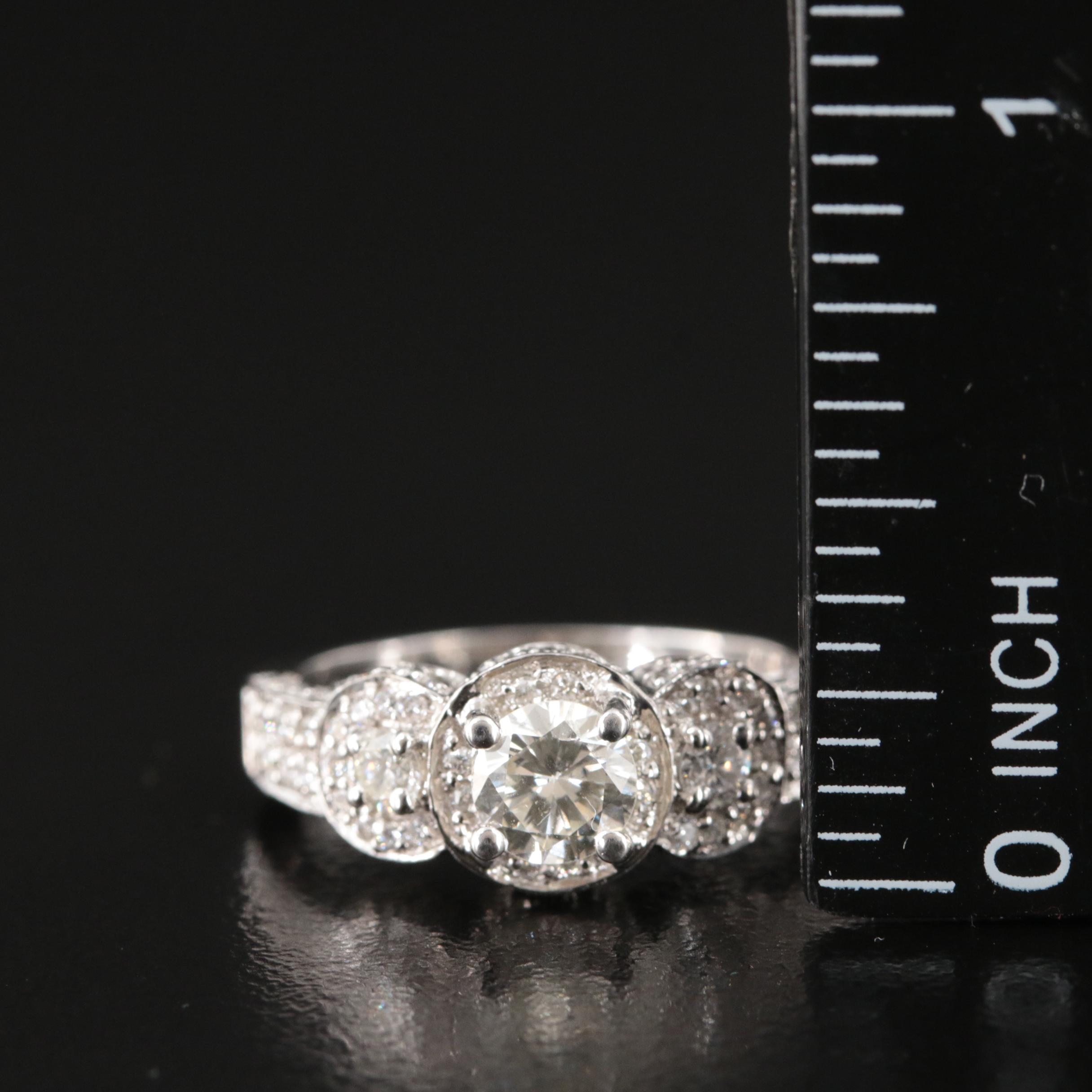 14K 1.19 CTW Diamond Ring