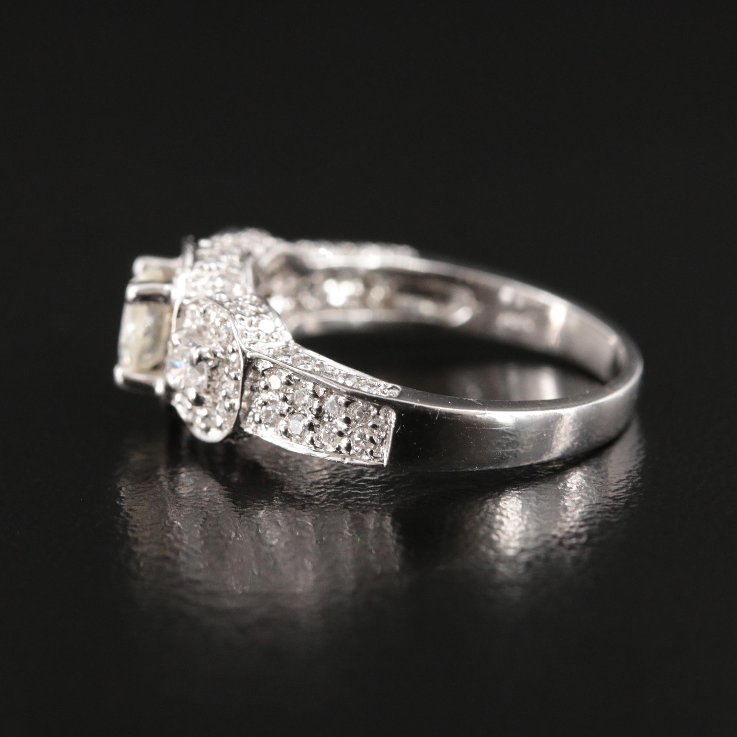 14K 1.19 CTW Diamond Ring