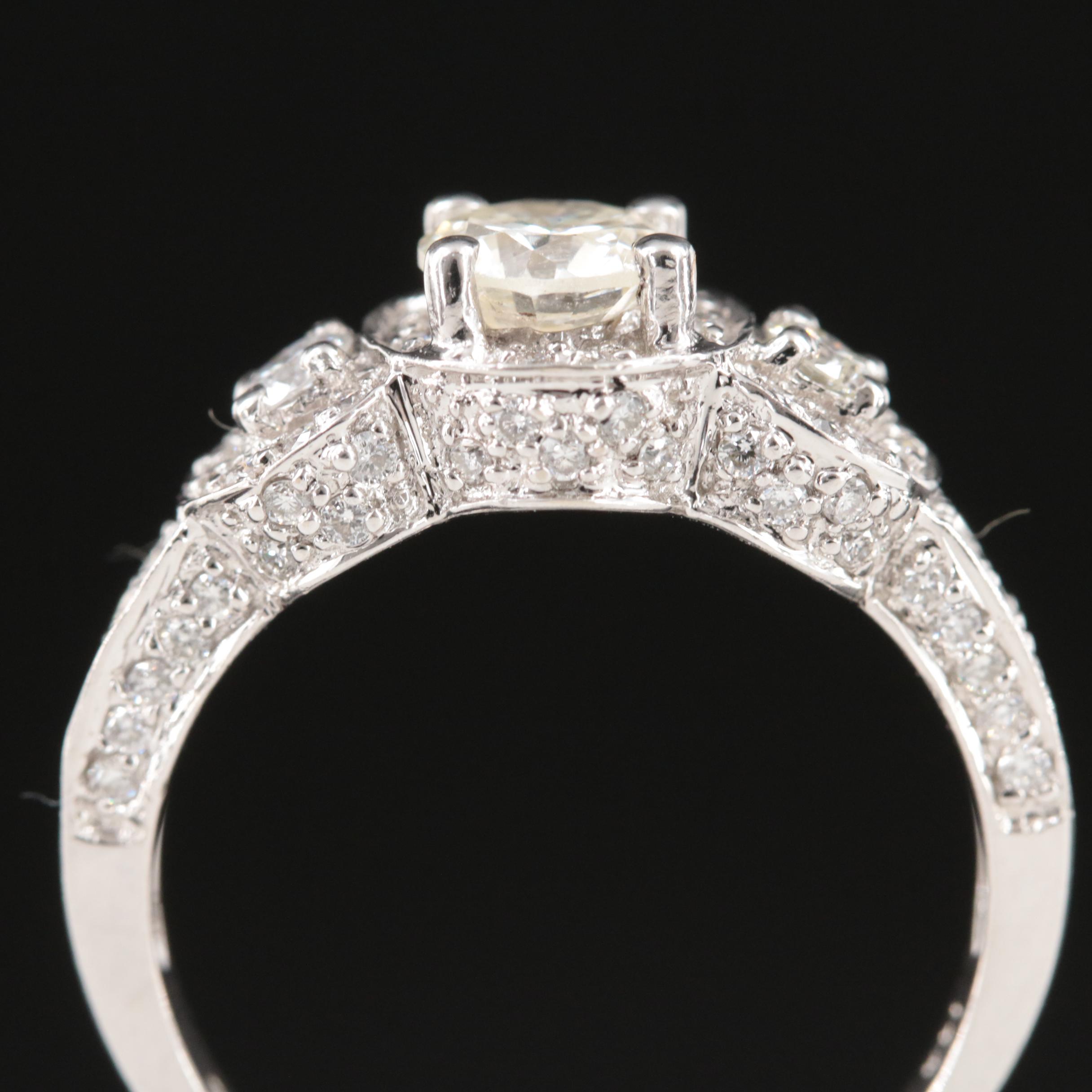 14K 1.19 CTW Diamond Ring