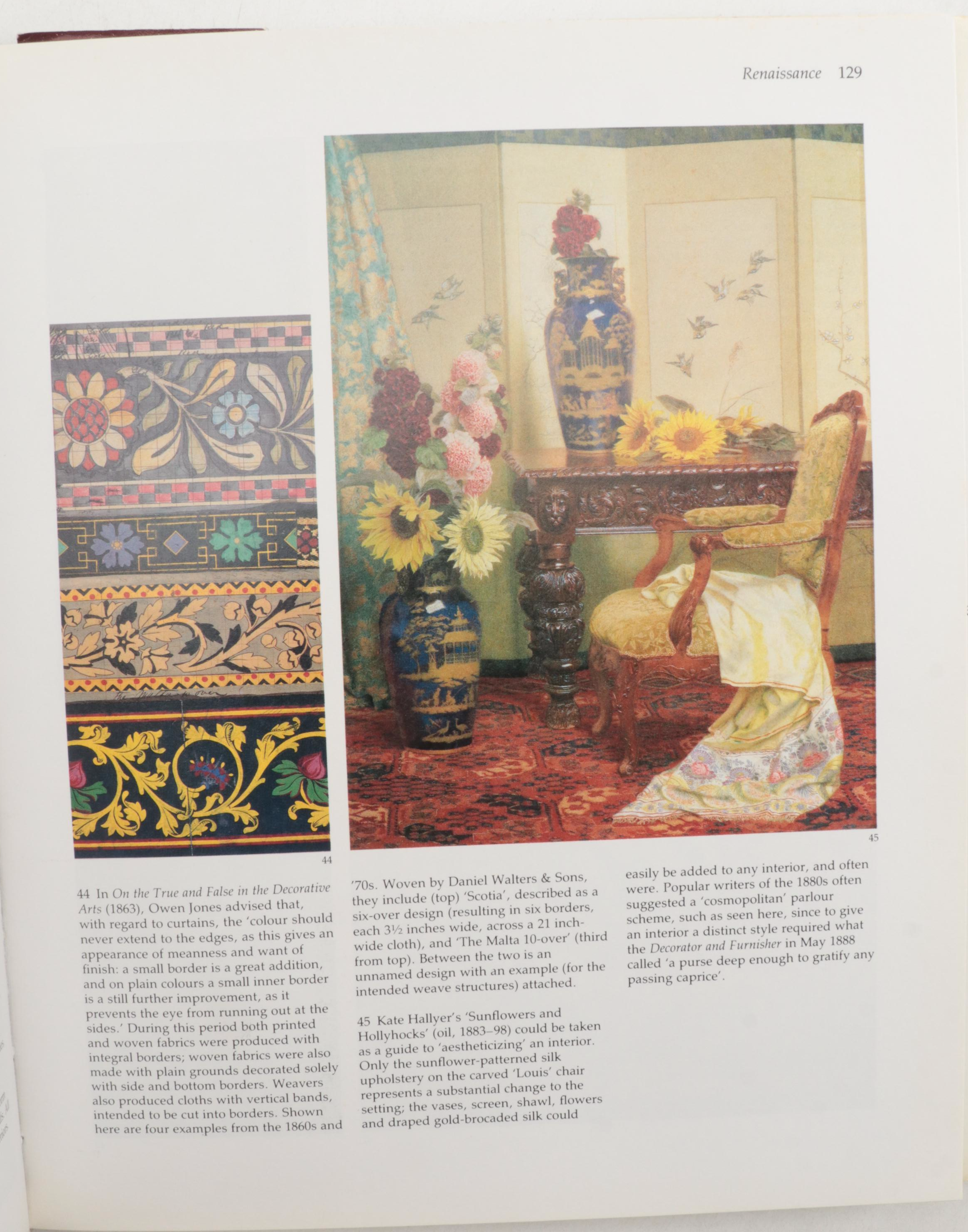 First UK Edition "English and American Textiles" and More Decorative Arts Books