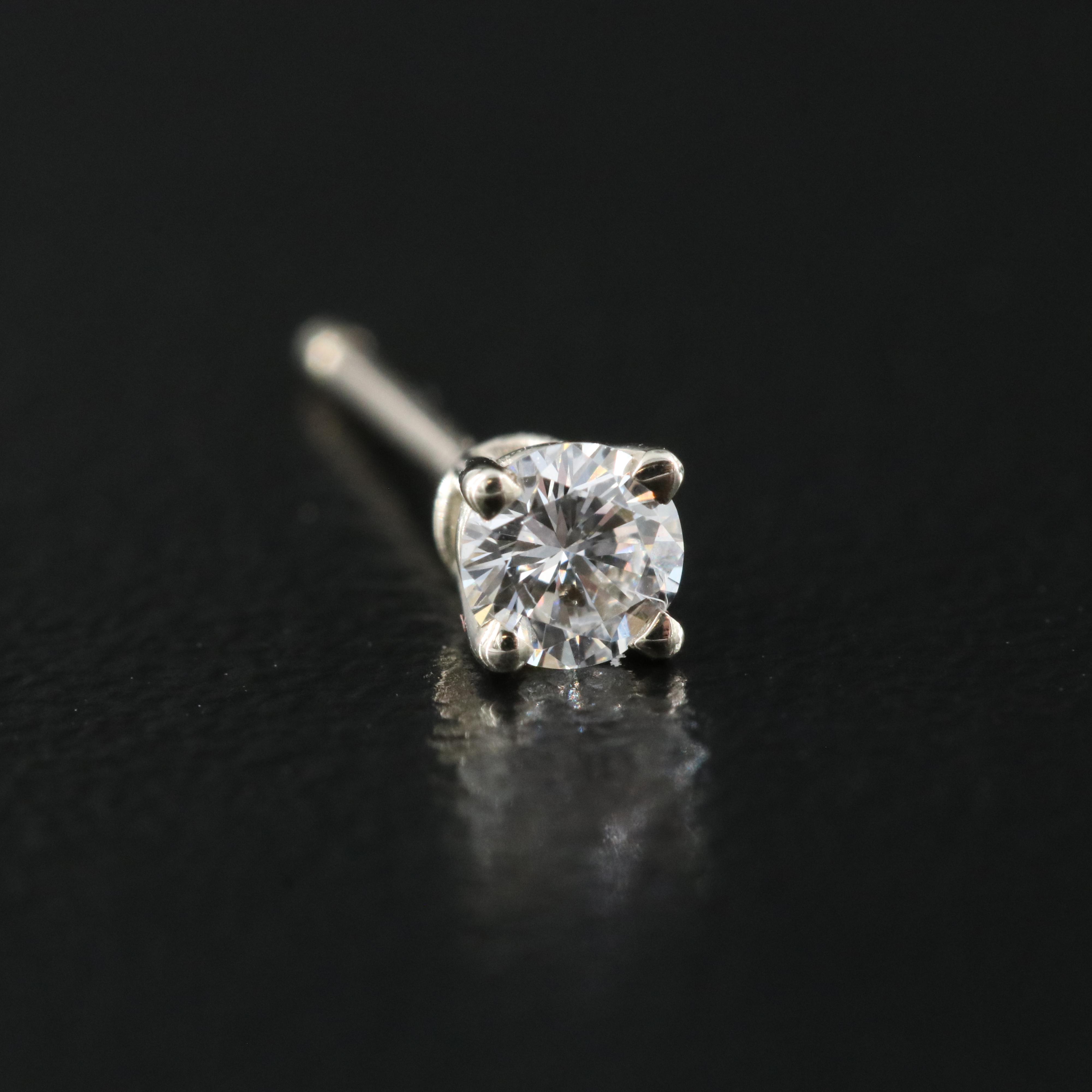 14K 0.17 CTW Diamond Stud Earrings