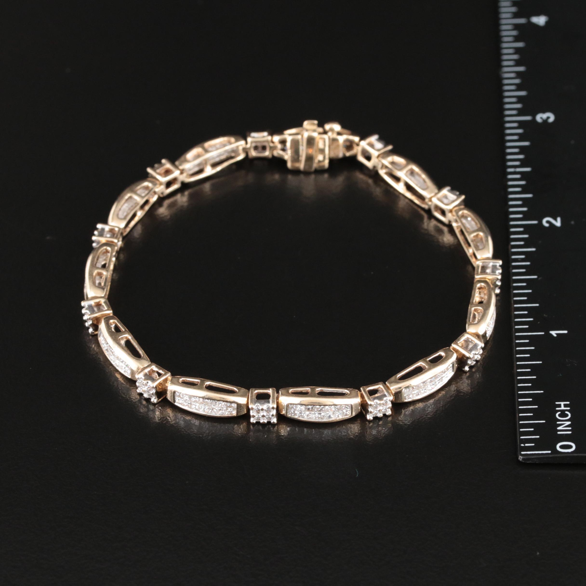 14K 4.12 CTW Diamond Bracelet