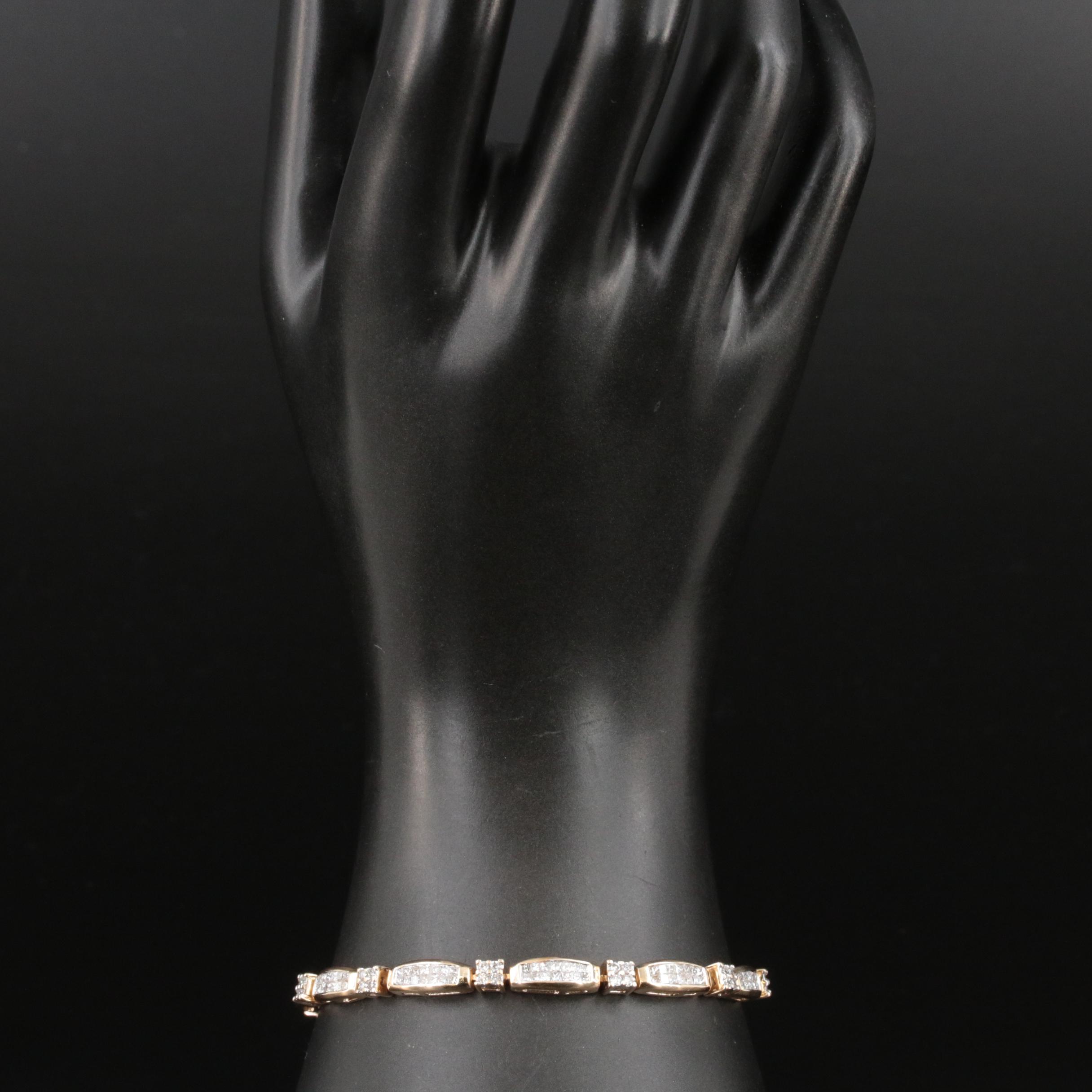 14K 4.12 CTW Diamond Bracelet