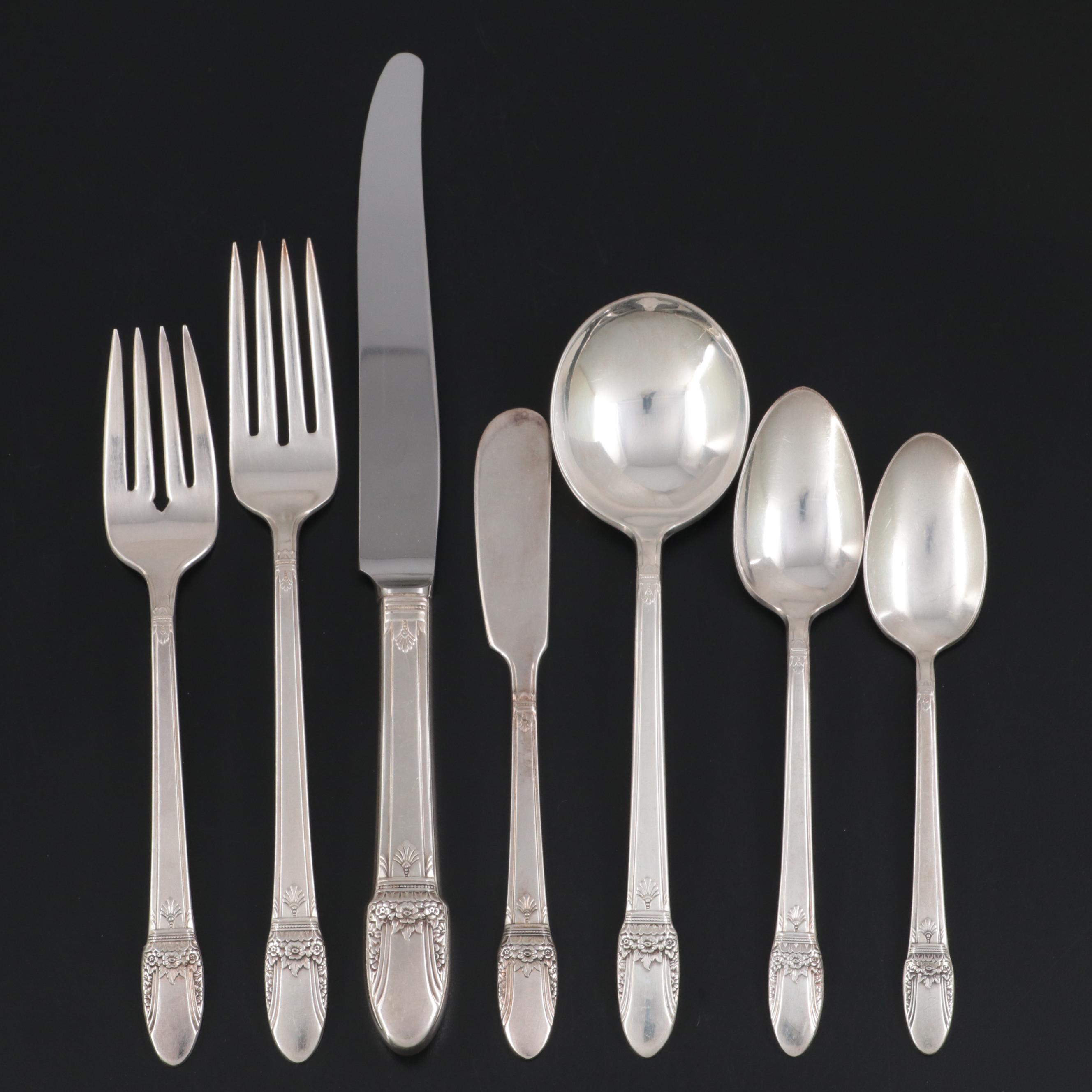 1847 Rogers Bros International Silver "First Love" Silver Plate Flatware