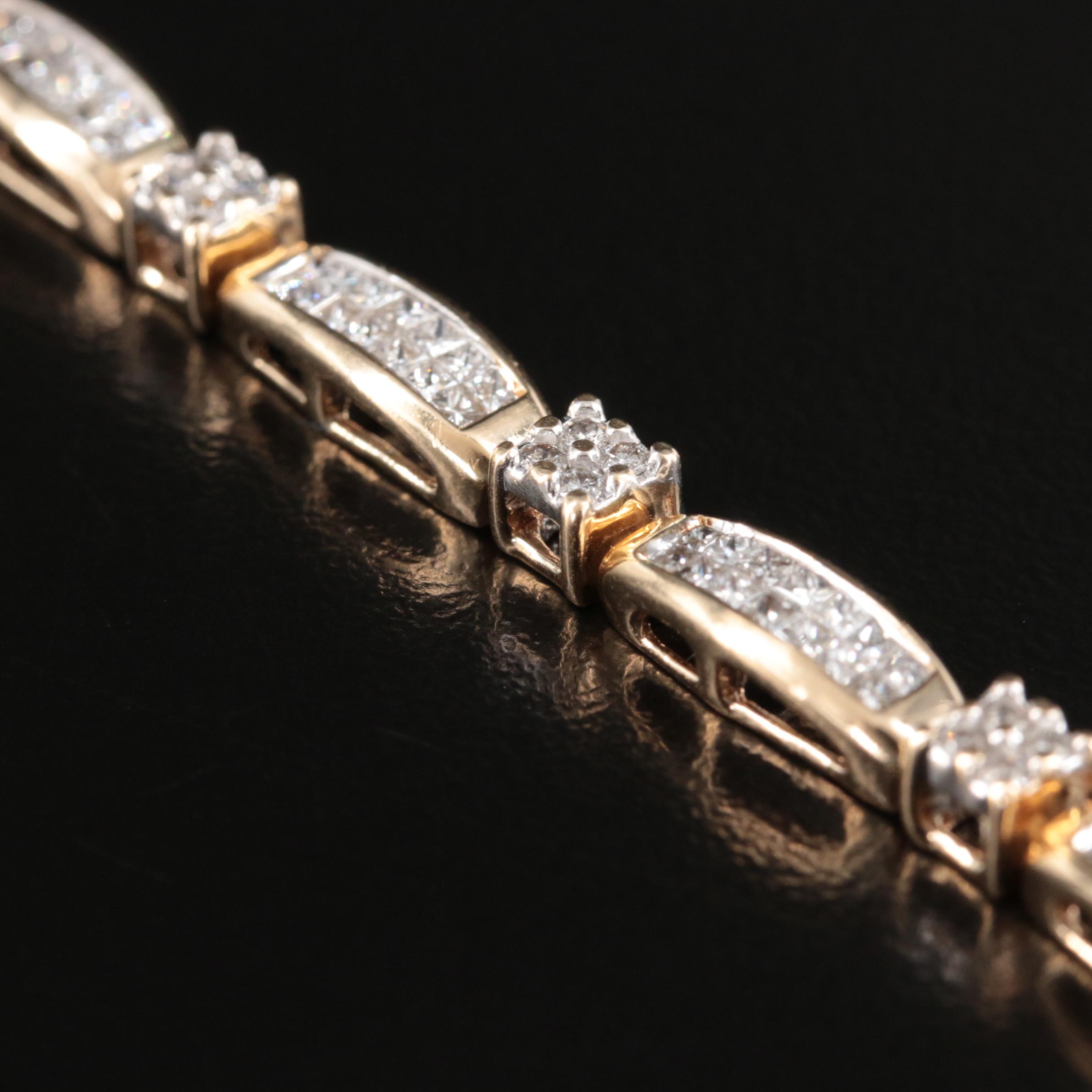 14K 4.12 CTW Diamond Bracelet