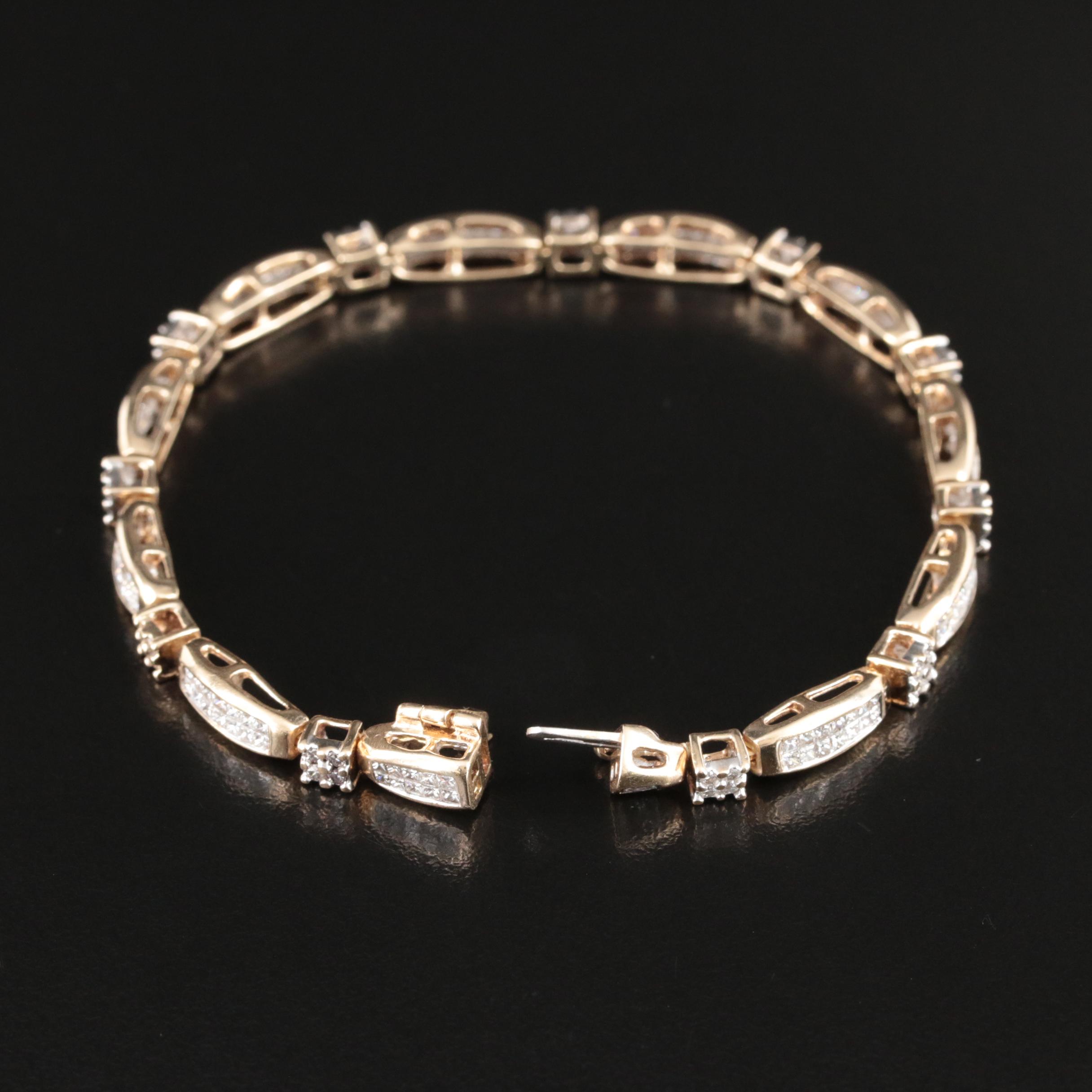 14K 4.12 CTW Diamond Bracelet