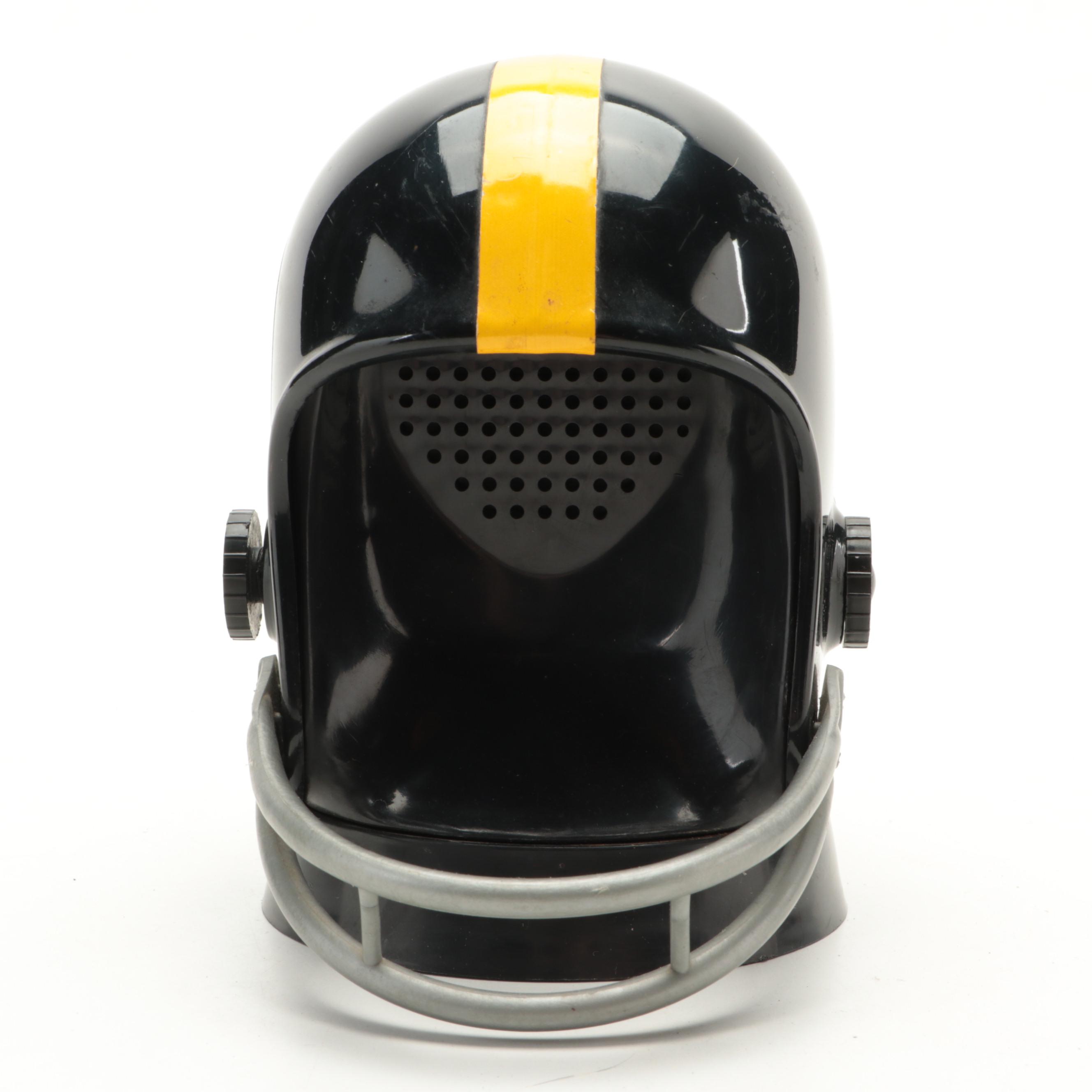 Pro Sports Marketing Pittsburgh Steelers Football Helmet Transistor Radio, 1973