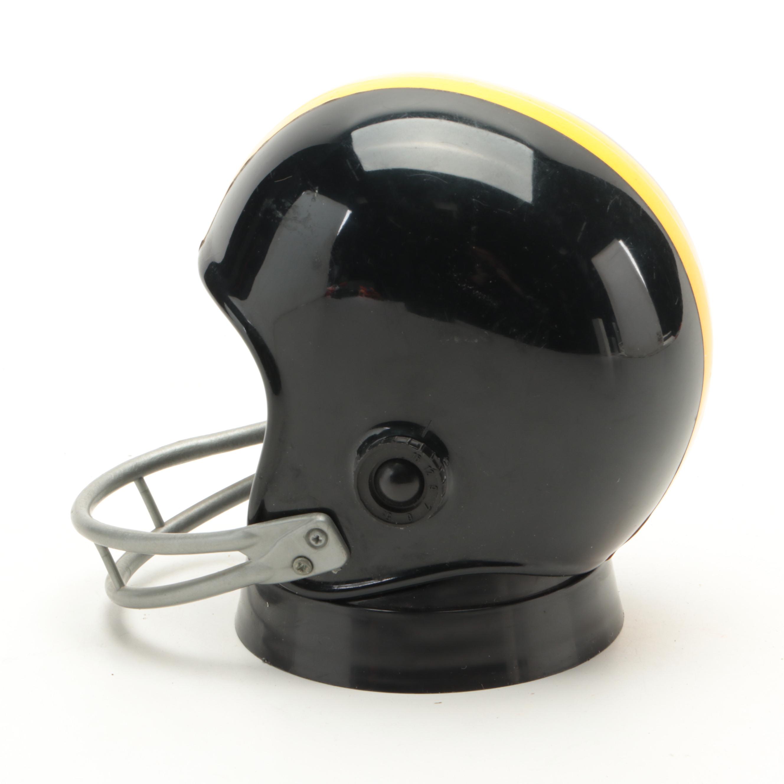Pro Sports Marketing Pittsburgh Steelers Football Helmet Transistor Radio, 1973