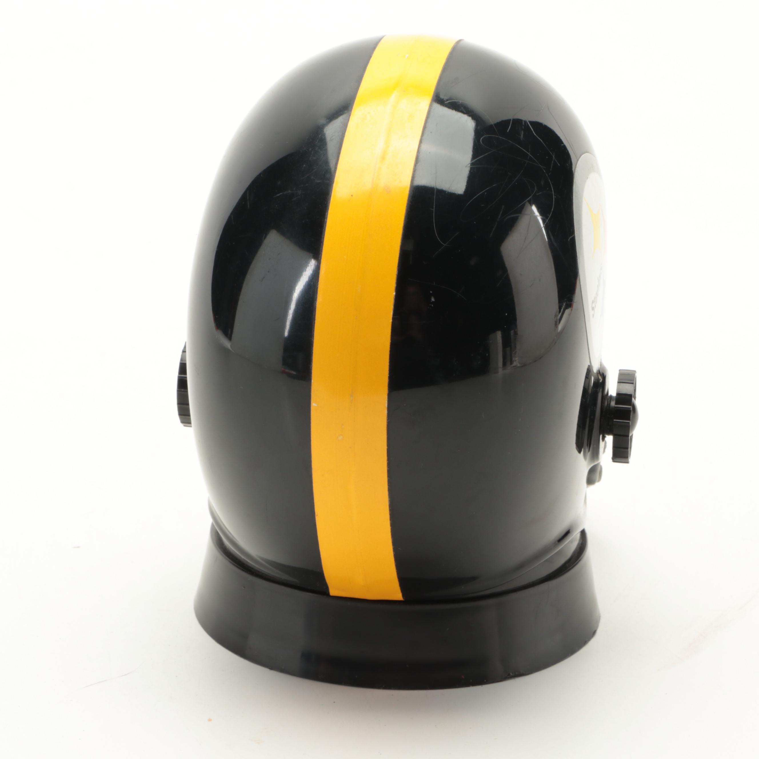 Pro Sports Marketing Pittsburgh Steelers Football Helmet Transistor Radio, 1973