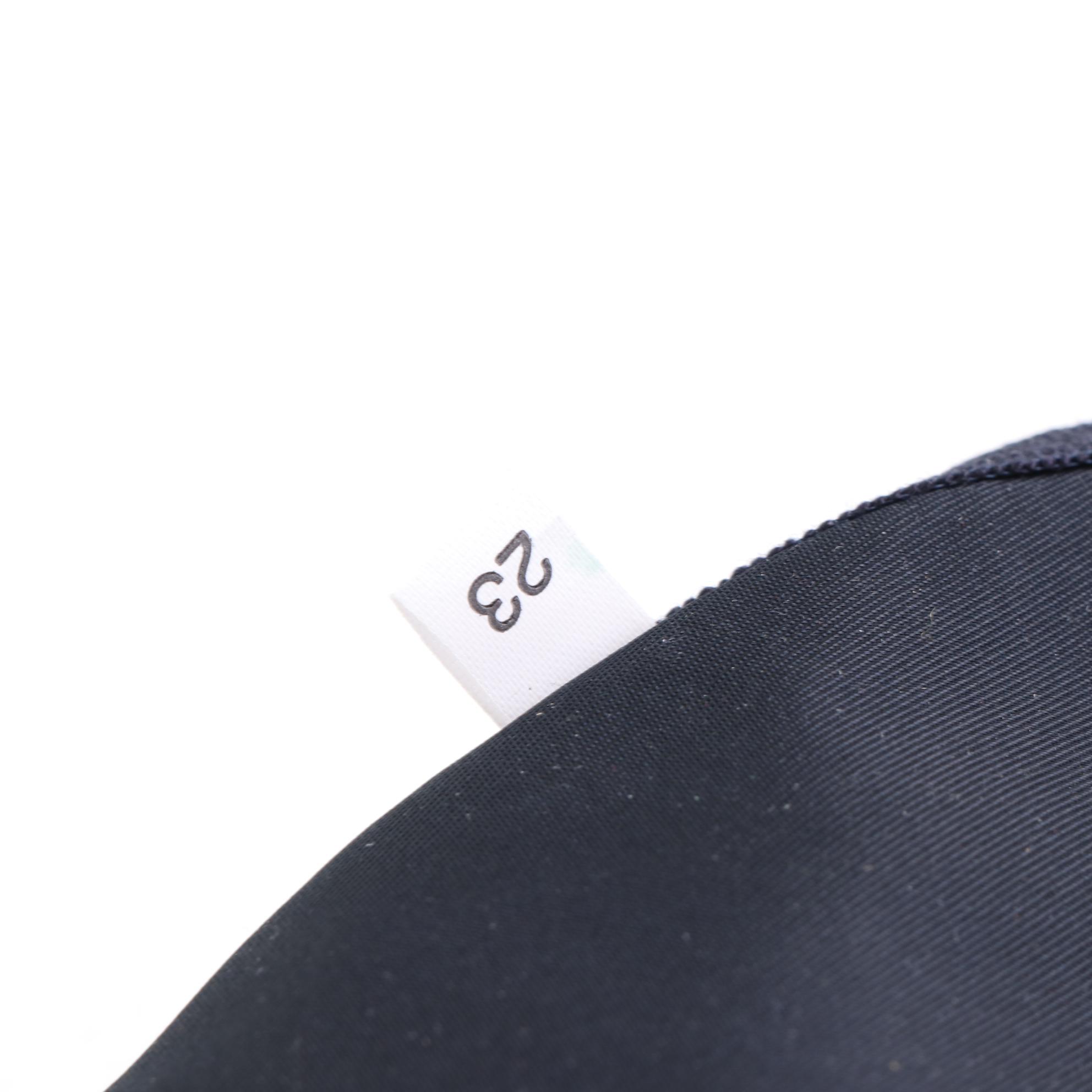 Prada Travel Zip Pouch in Navy Blue Nylon