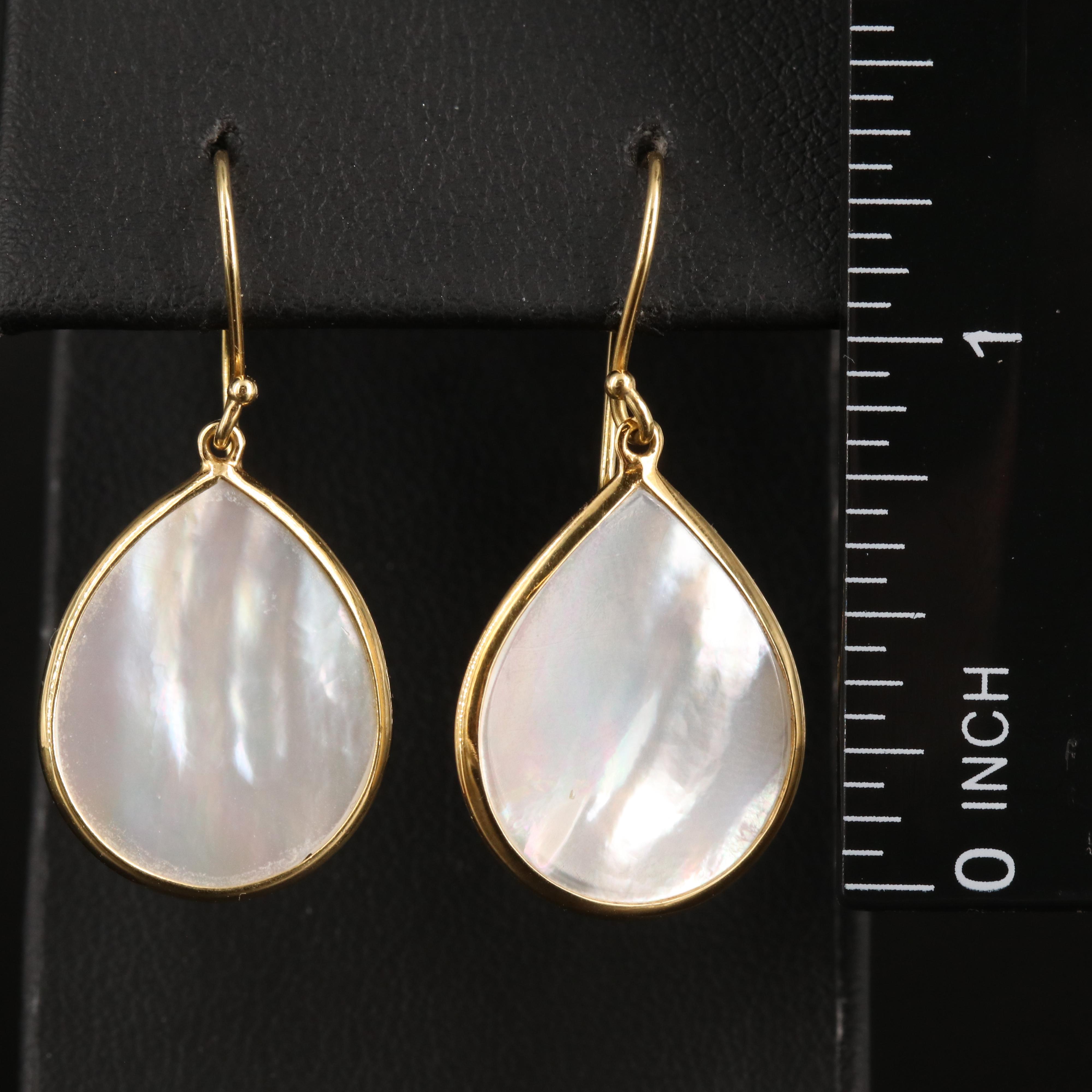 Ippolita 18K Mother-of-Pearl Teardrop Earrings