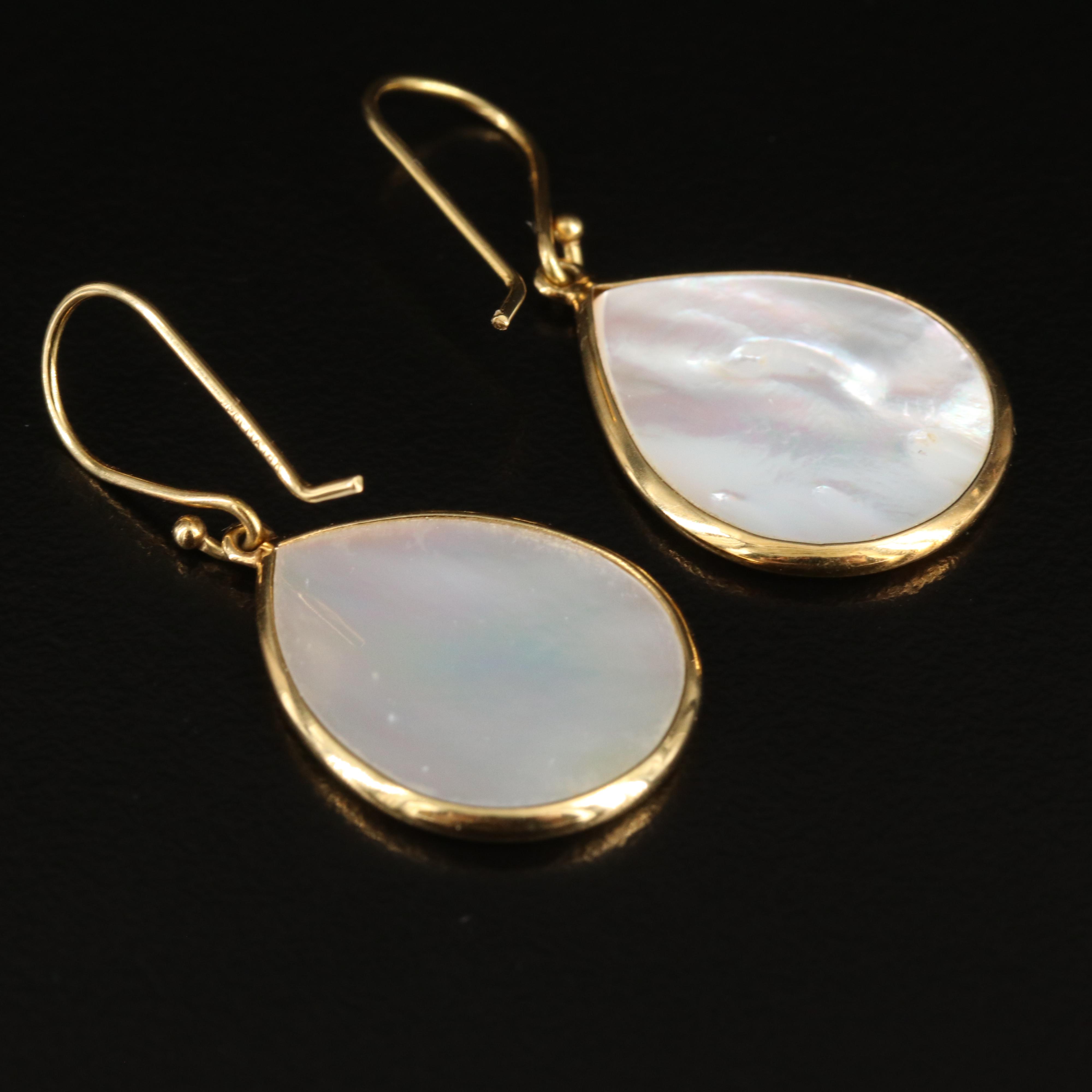 Ippolita 18K Mother-of-Pearl Teardrop Earrings