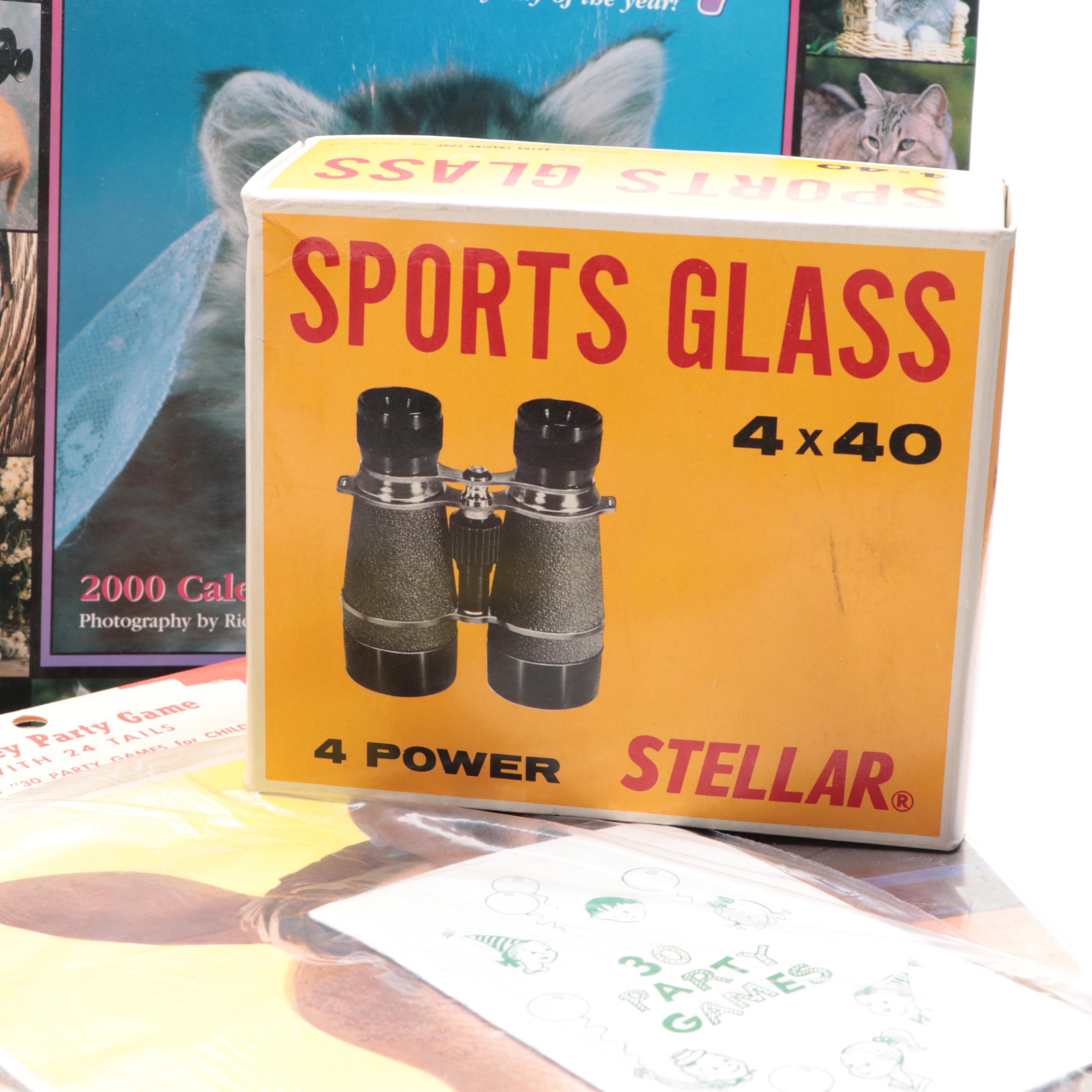 E. S. Lowe Yahtzee Board Game with Trim Twist Exerciser, Binoculars and More