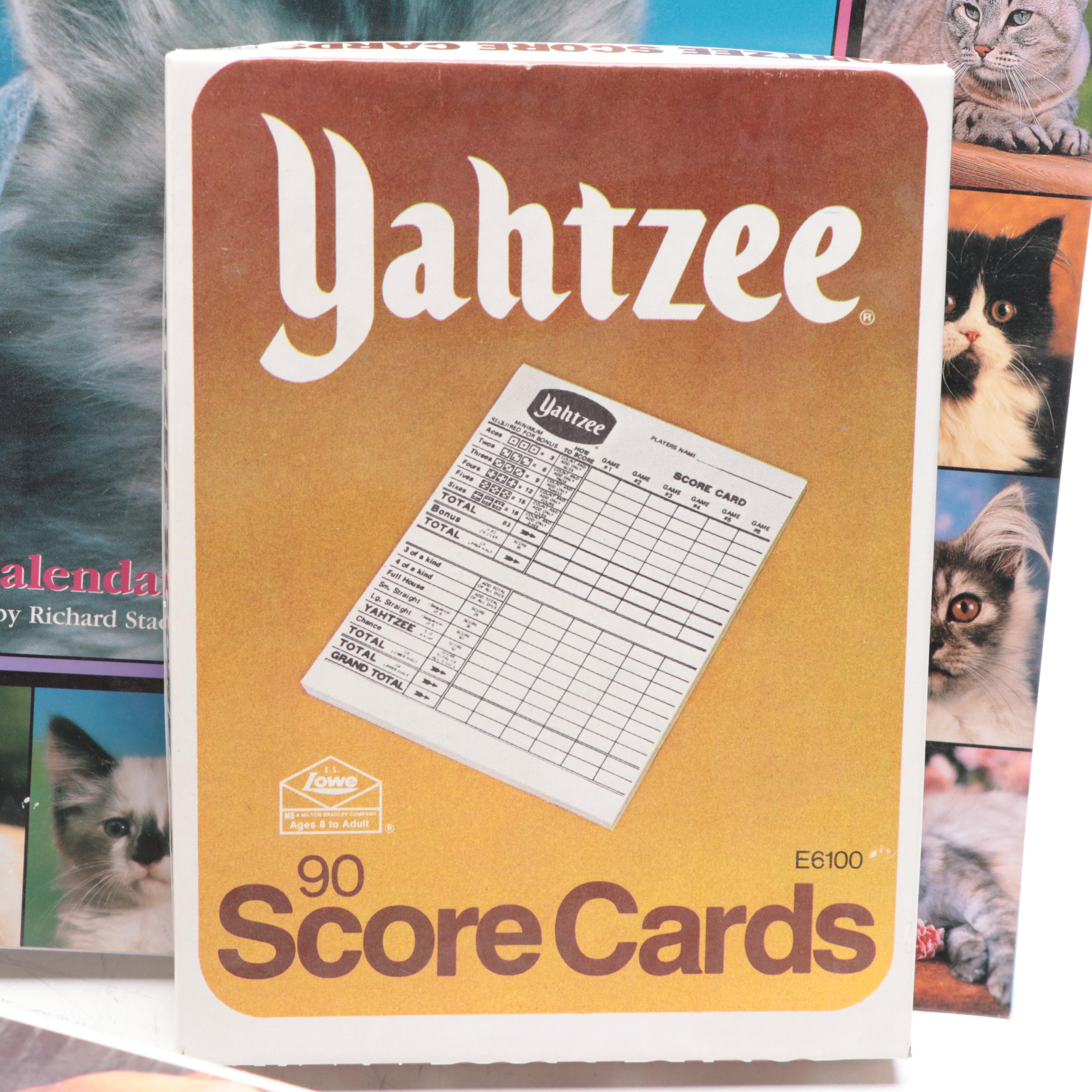 E. S. Lowe Yahtzee Board Game with Trim Twist Exerciser, Binoculars and More
