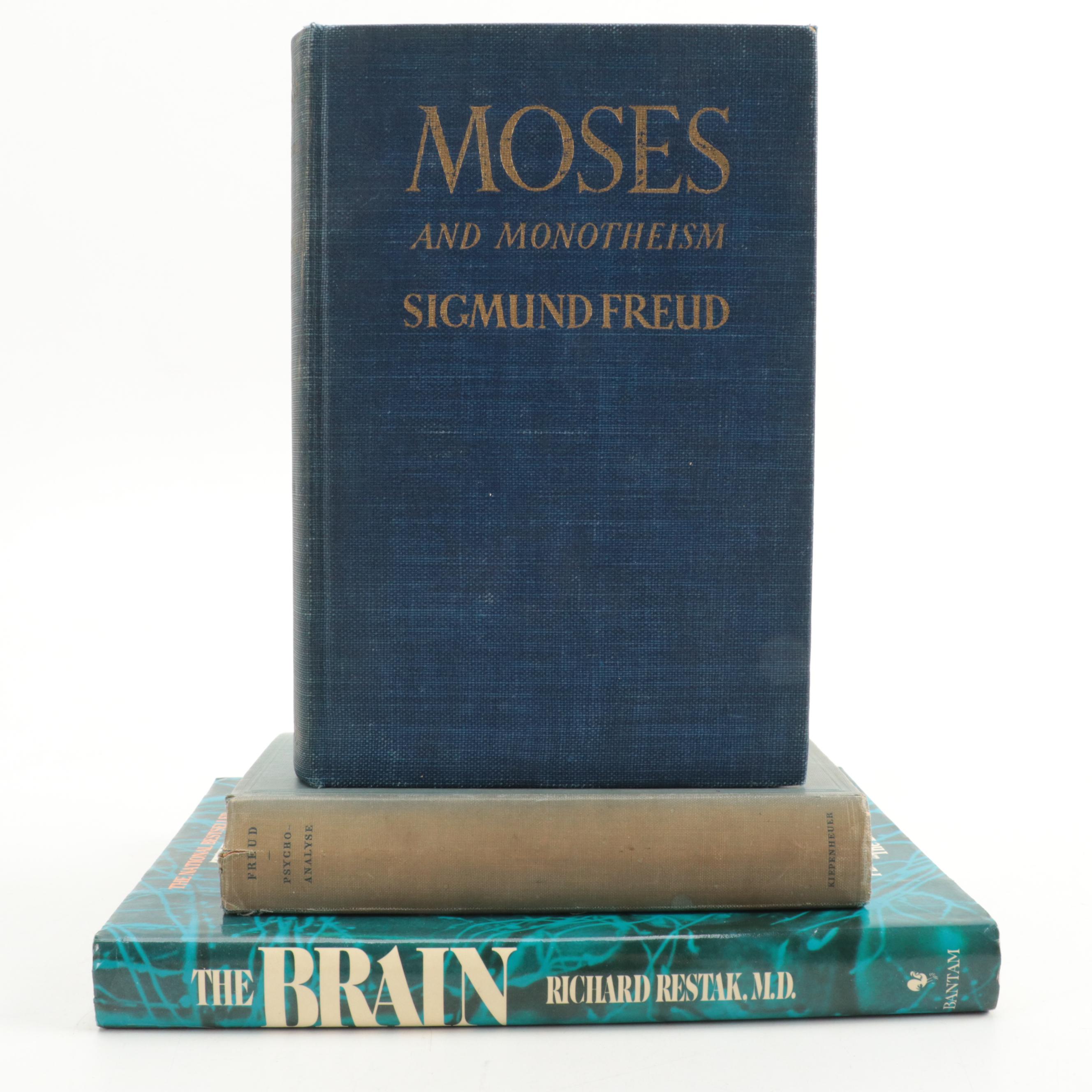 First American Edition "Moses and Monothesium" by Sigmund Freud and More