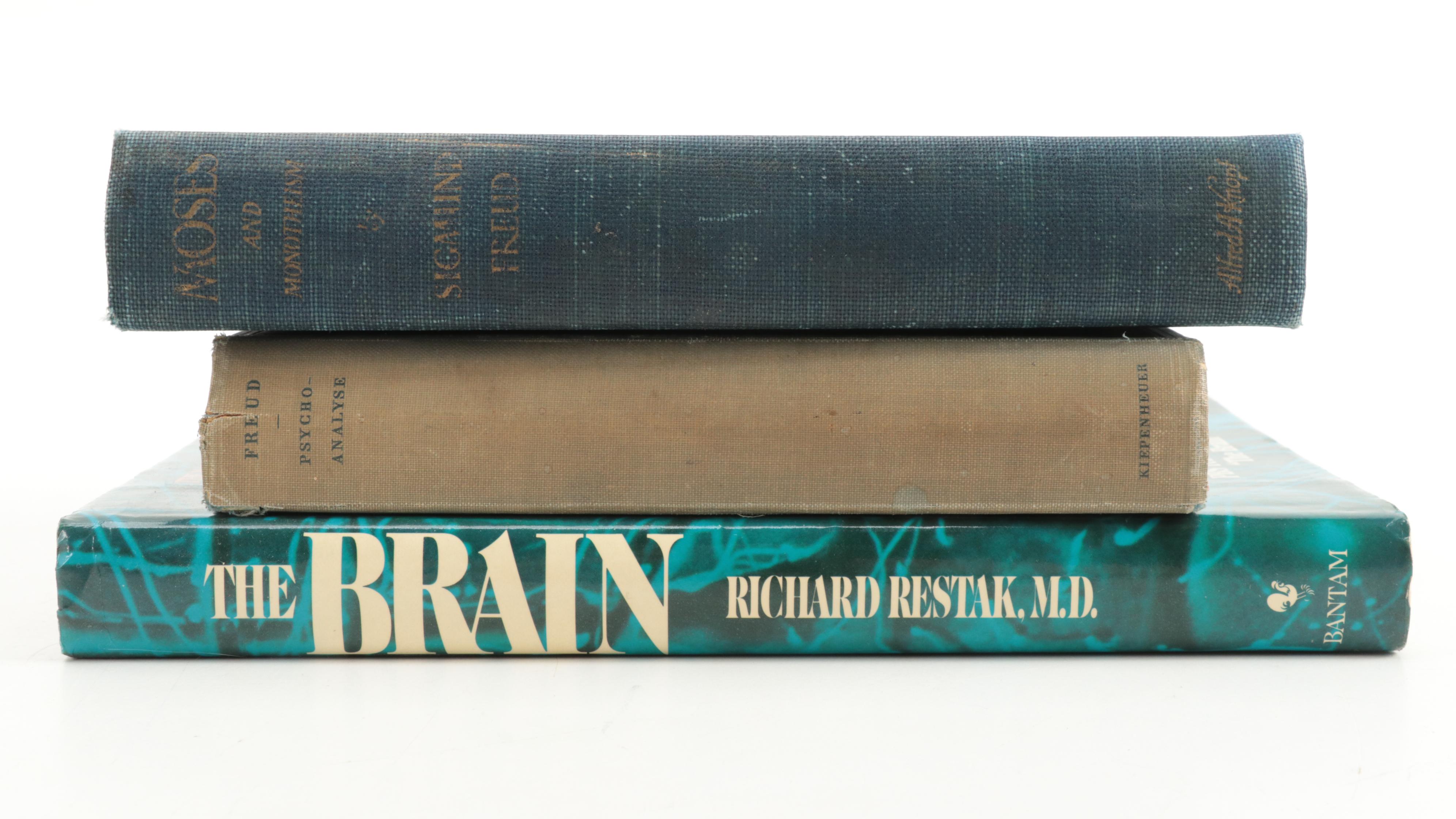 First American Edition "Moses and Monothesium" by Sigmund Freud and More