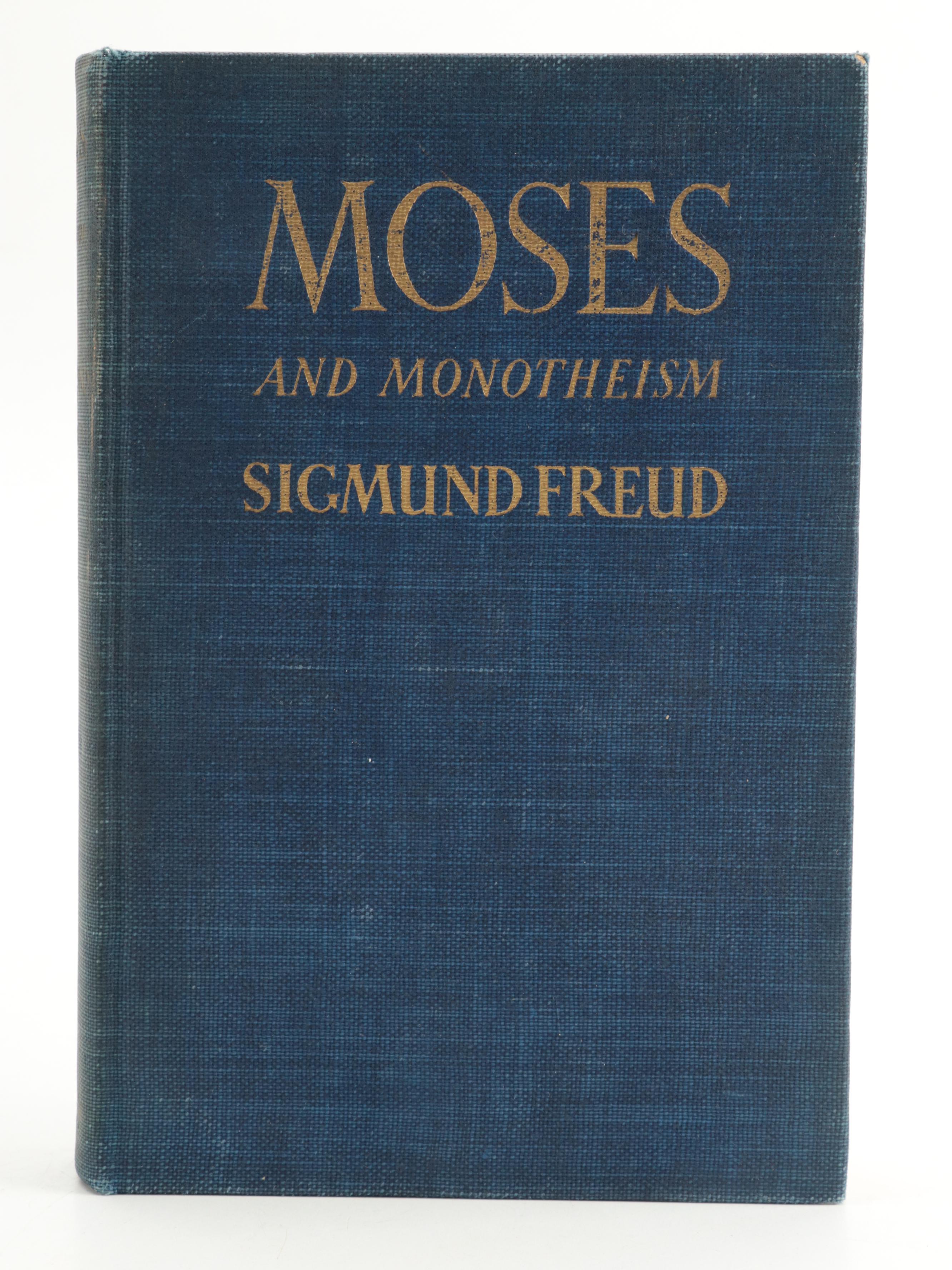 First American Edition "Moses and Monothesium" by Sigmund Freud and More