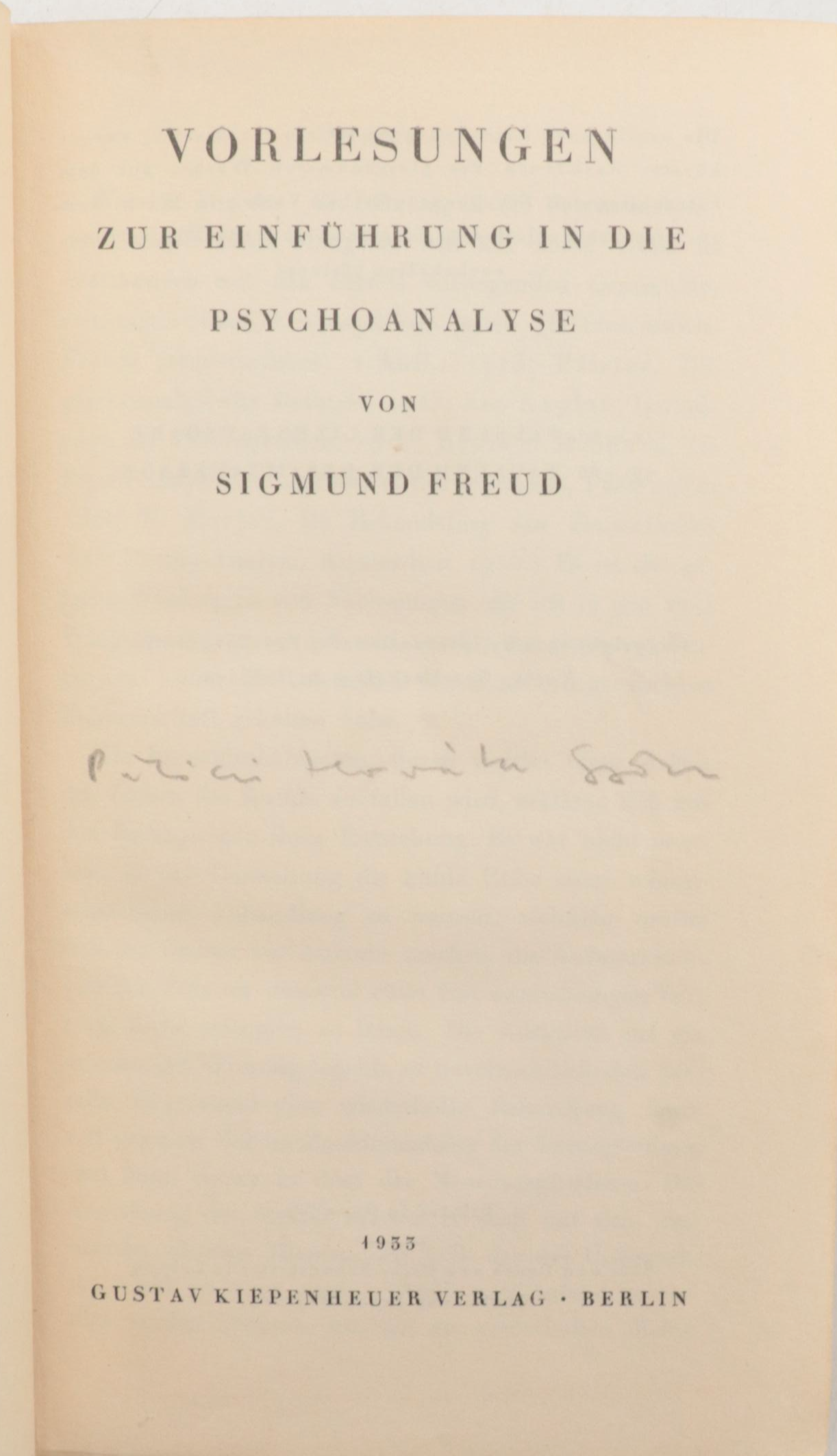 First American Edition "Moses and Monothesium" by Sigmund Freud and More