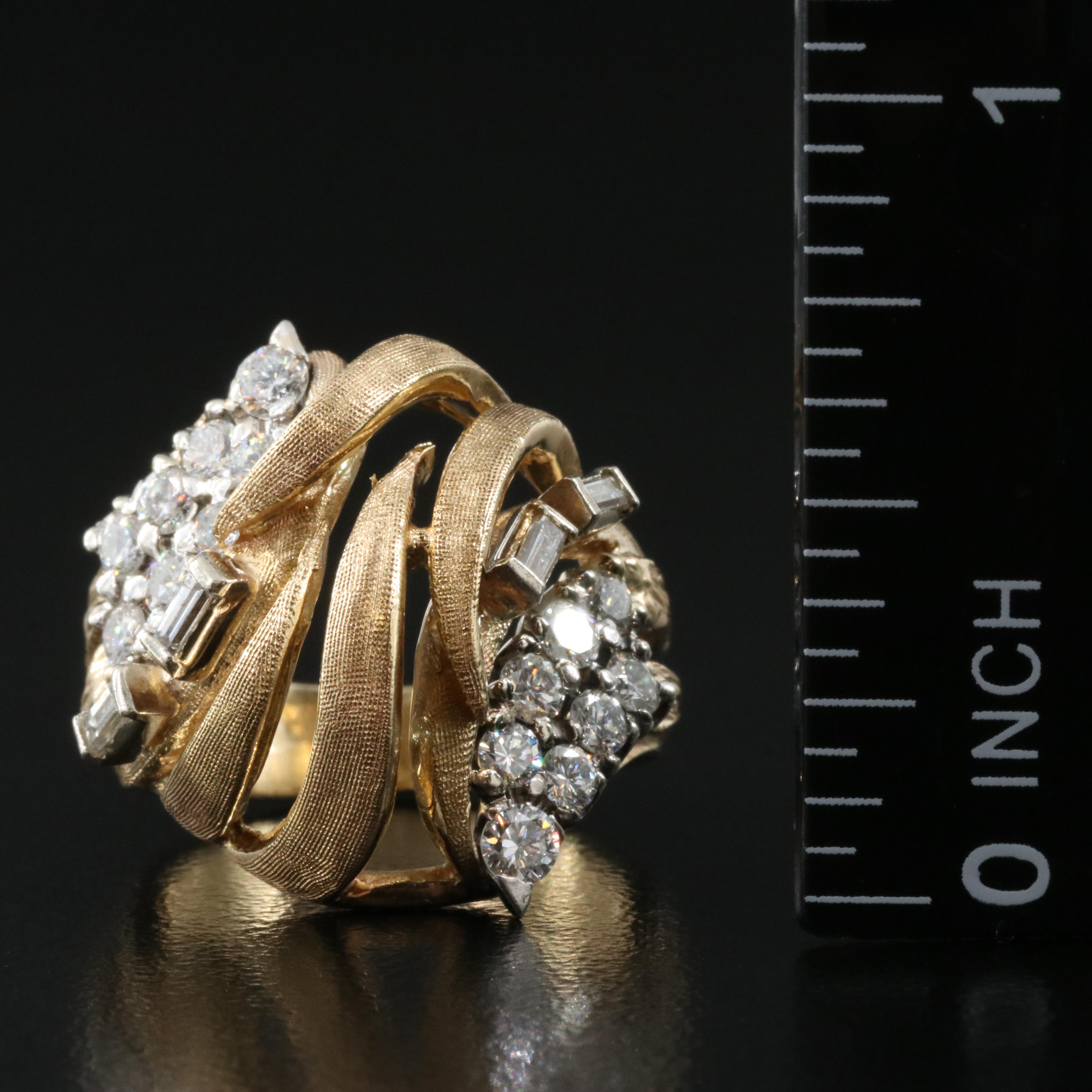 14K 0.88 CTW Diamond Ring