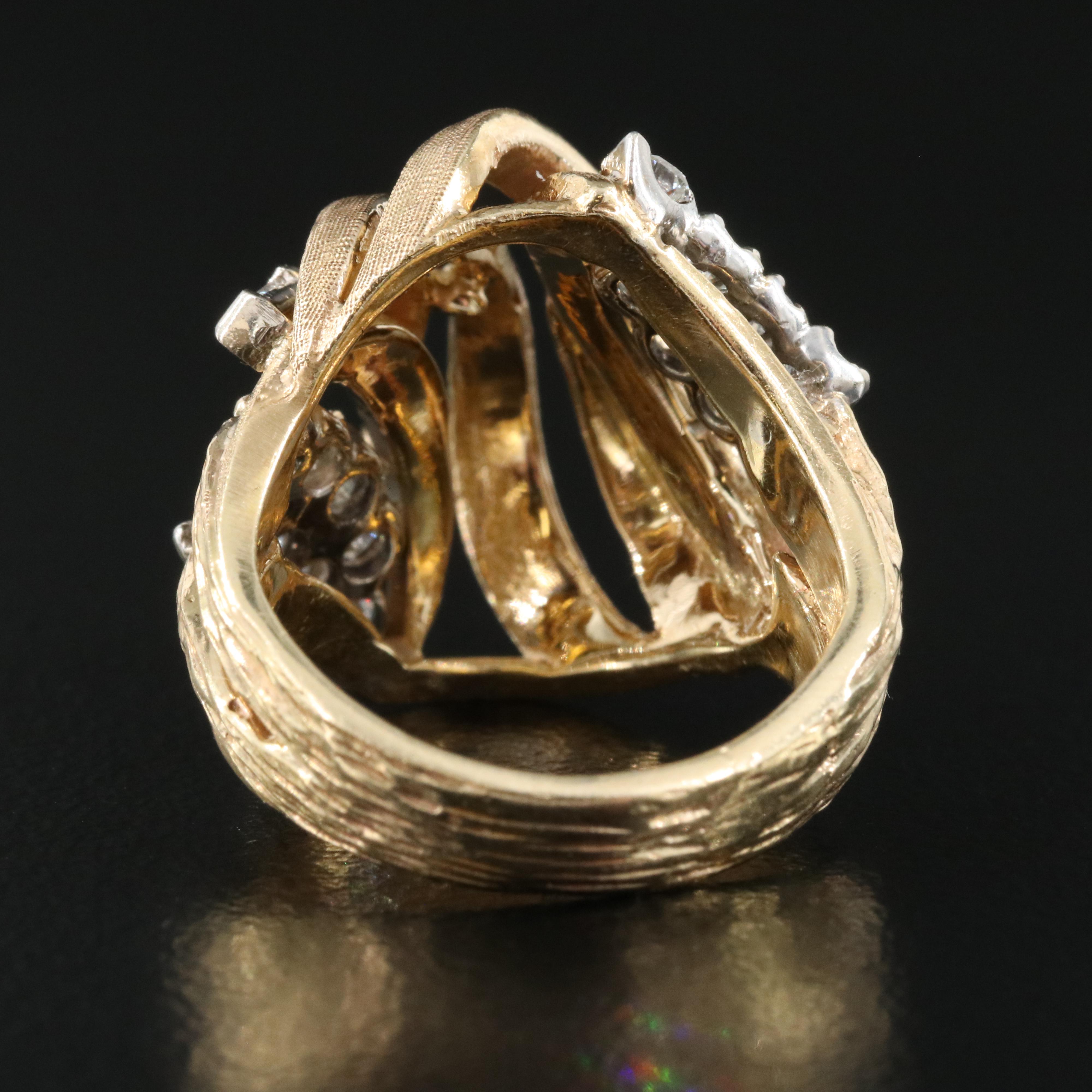 14K 0.88 CTW Diamond Ring