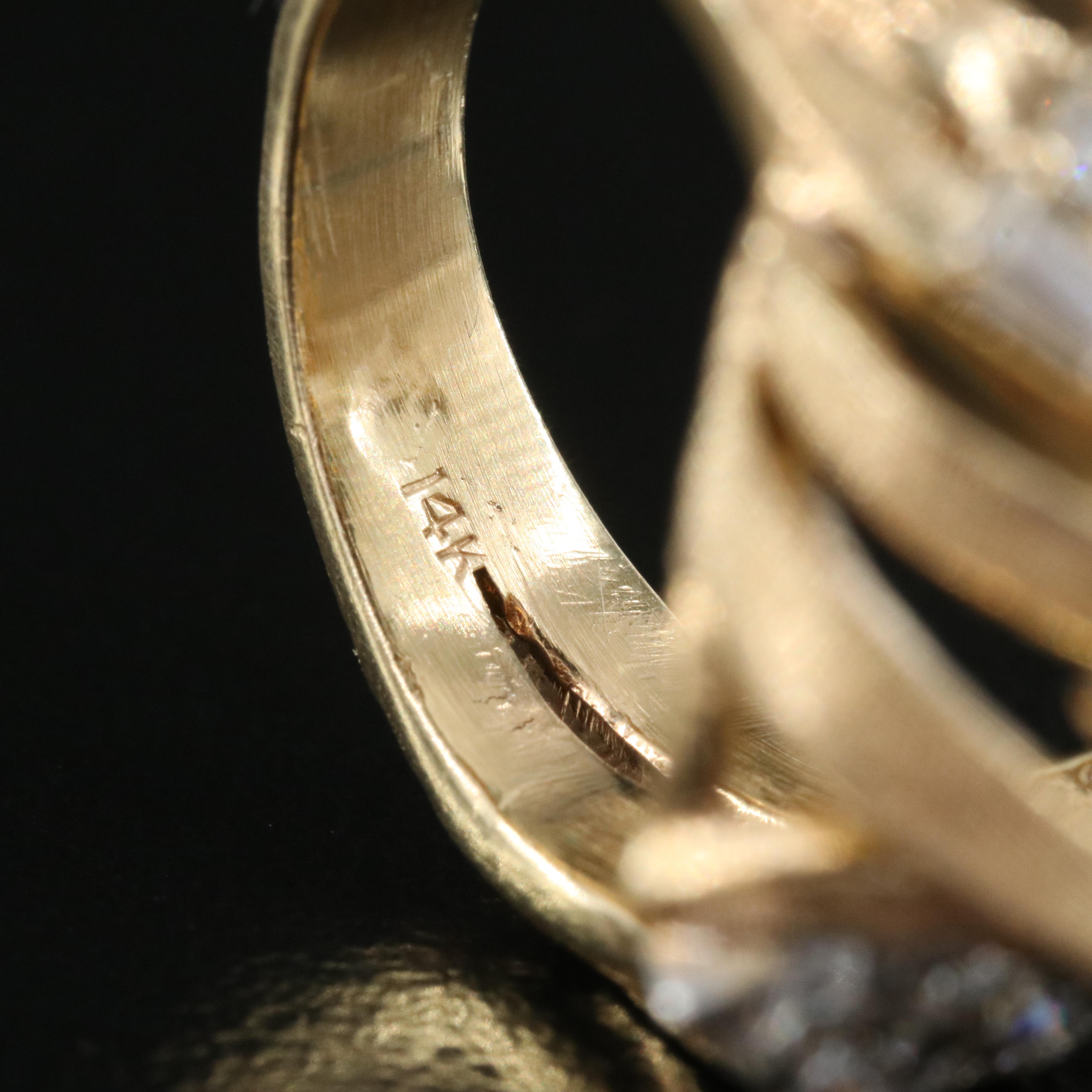 14K 0.88 CTW Diamond Ring