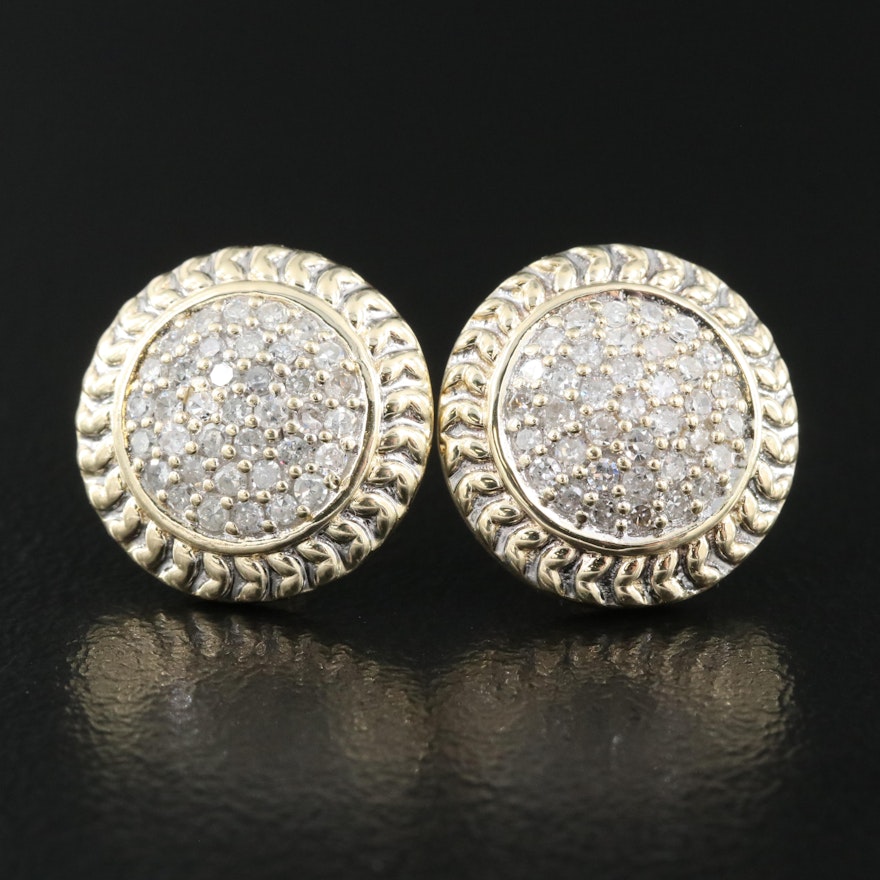 10K 0.51 CTW Diamond Earrings