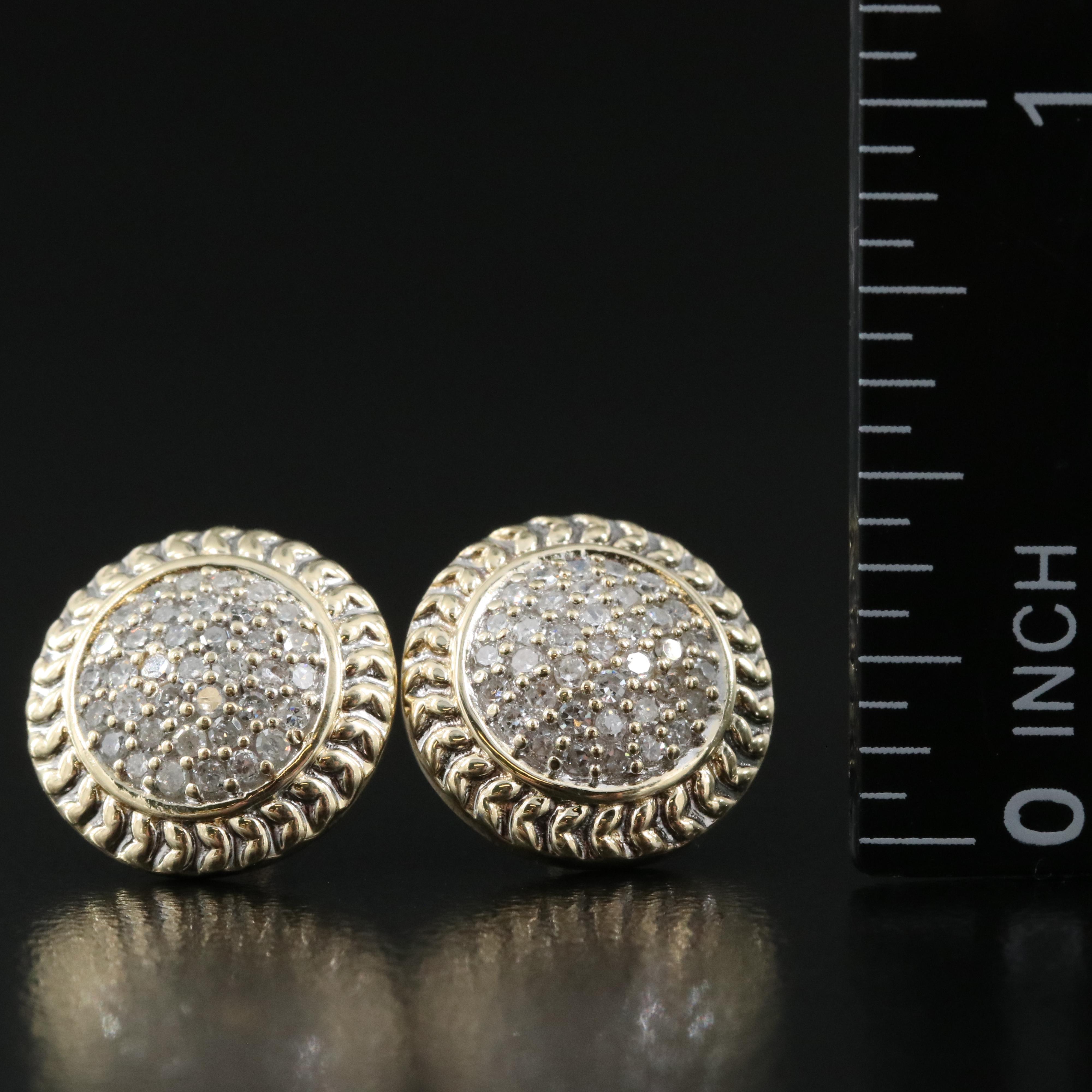 10K 0.51 CTW Diamond Earrings