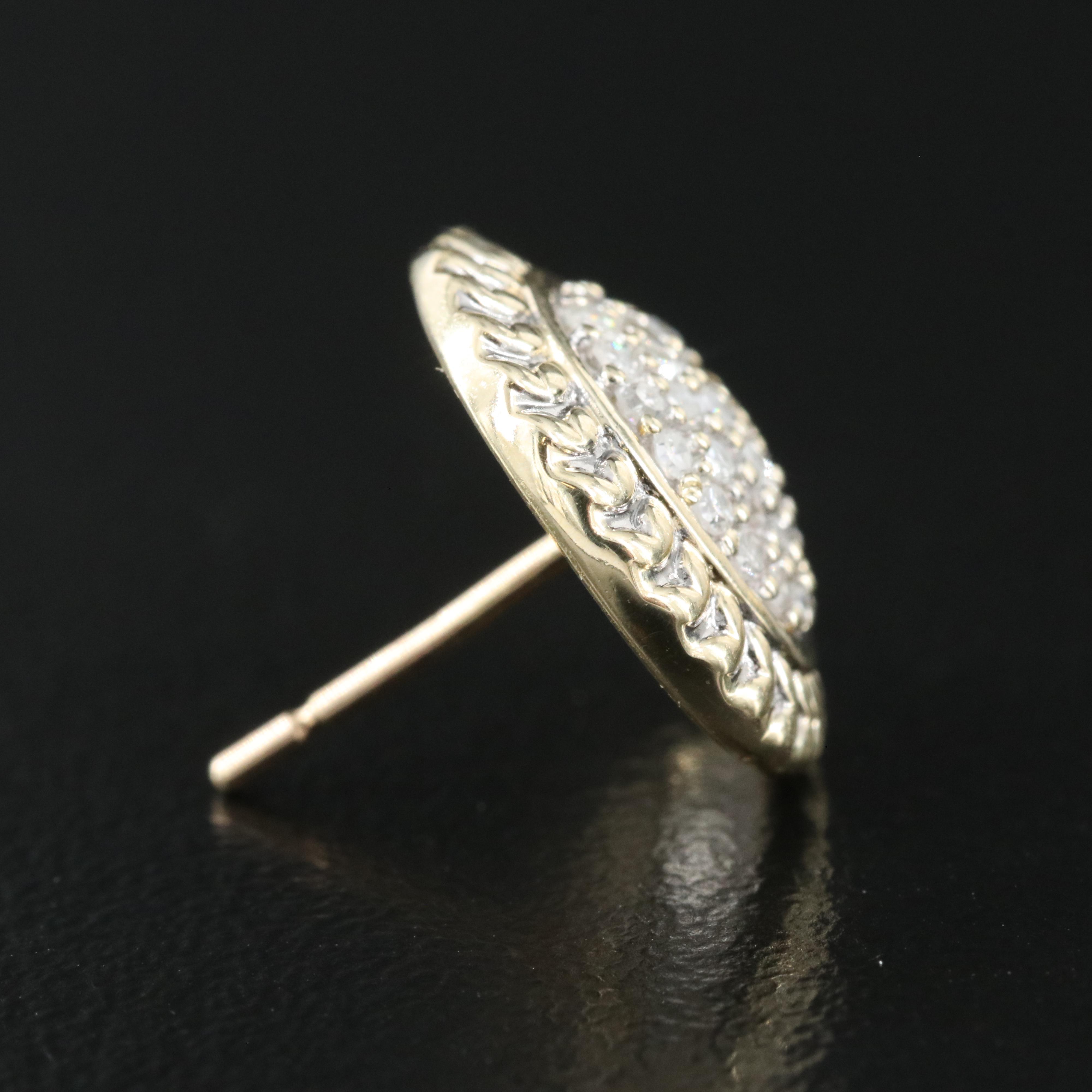 10K 0.51 CTW Diamond Earrings