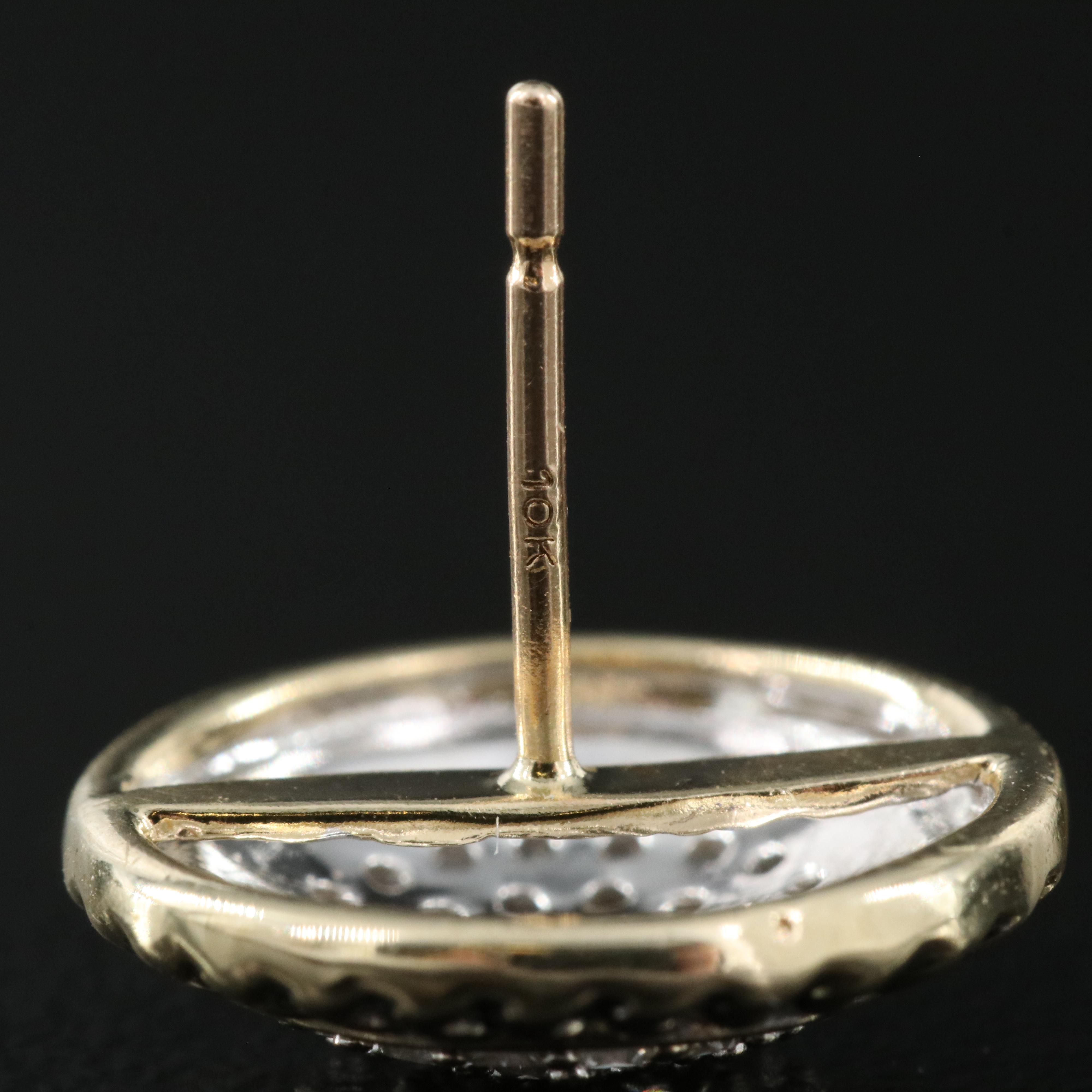 10K 0.51 CTW Diamond Earrings