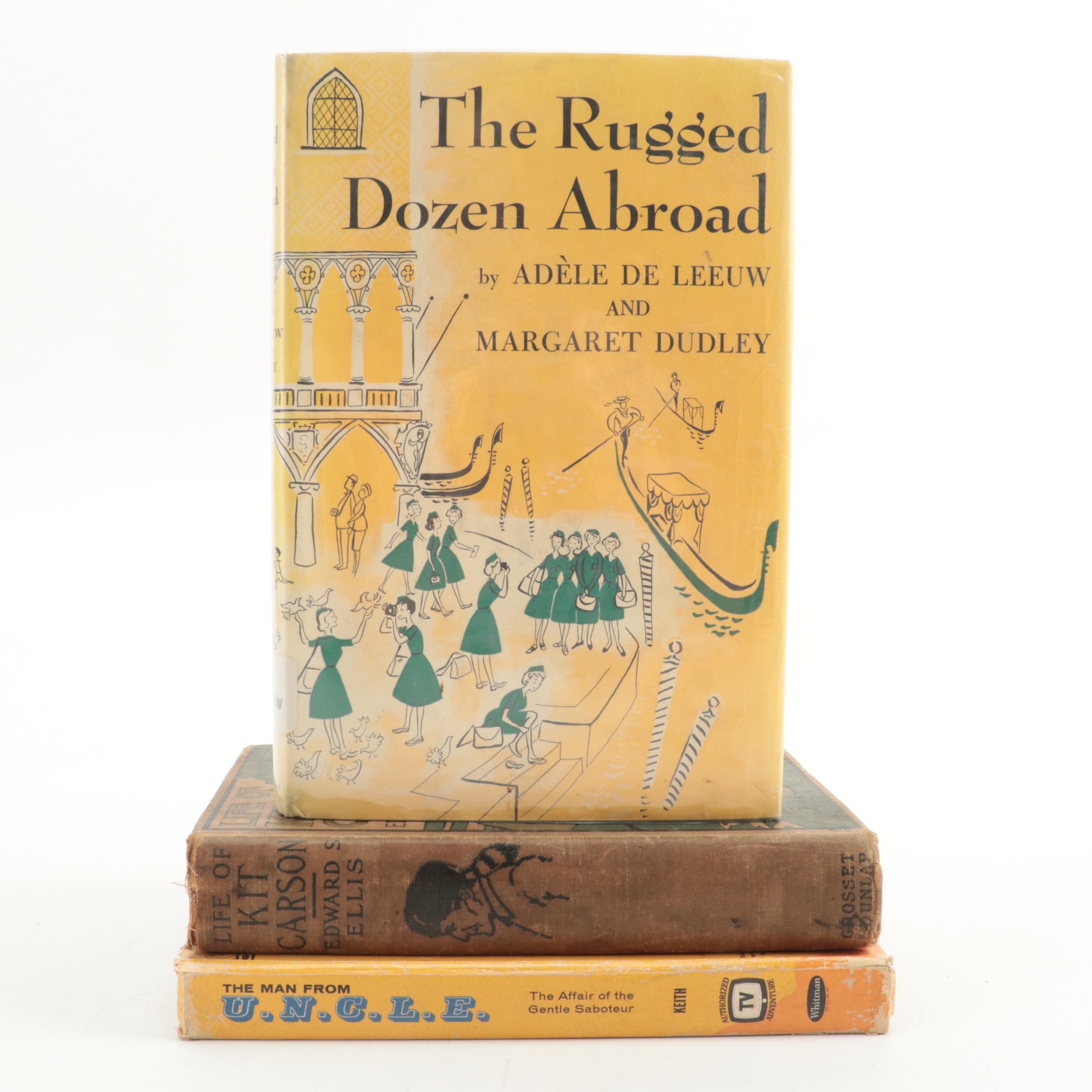 First Edition "The Rugged Dozen Abroad" by Adèle de Leeuw and More