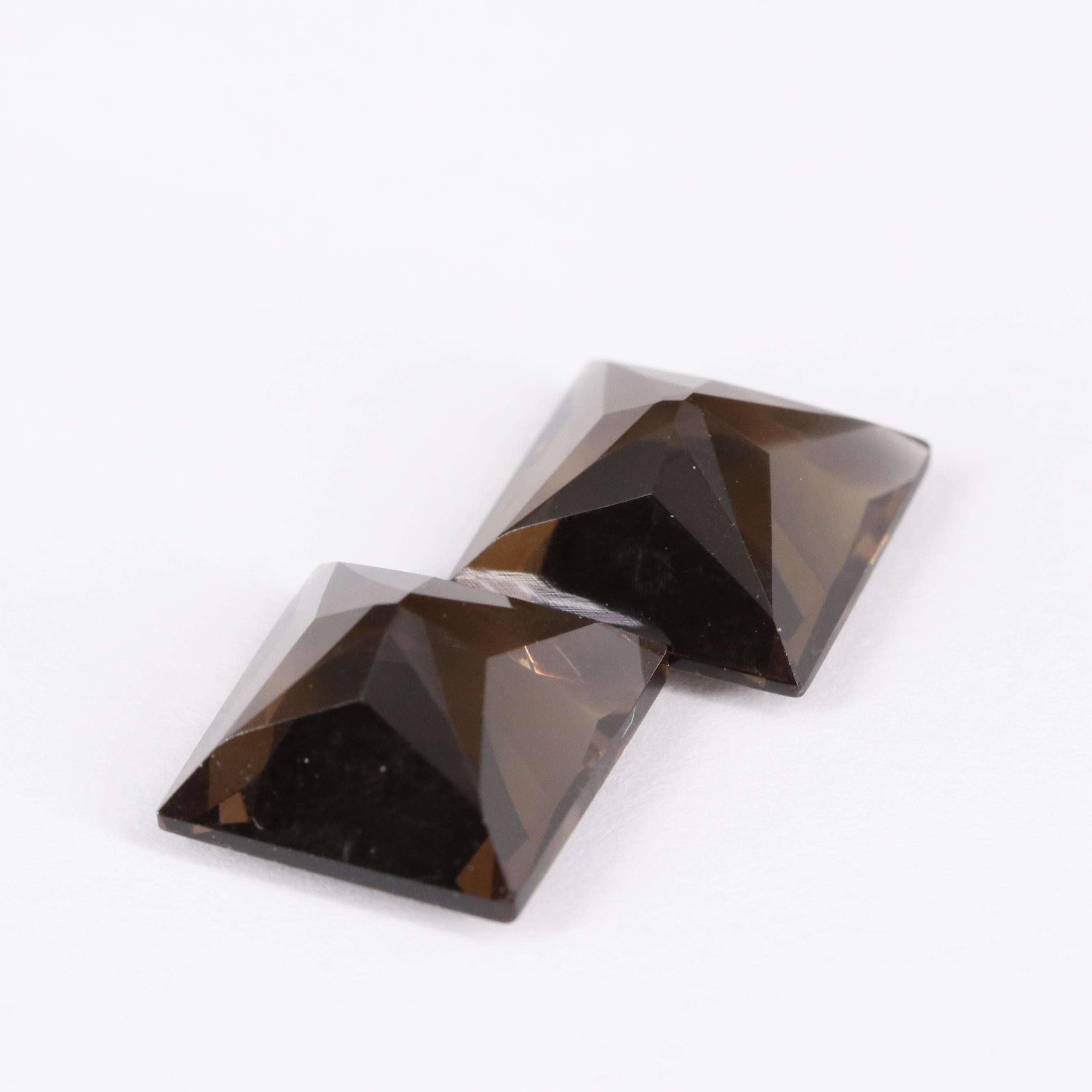 Loose 14.04 CTW Smoky Quartz Lot