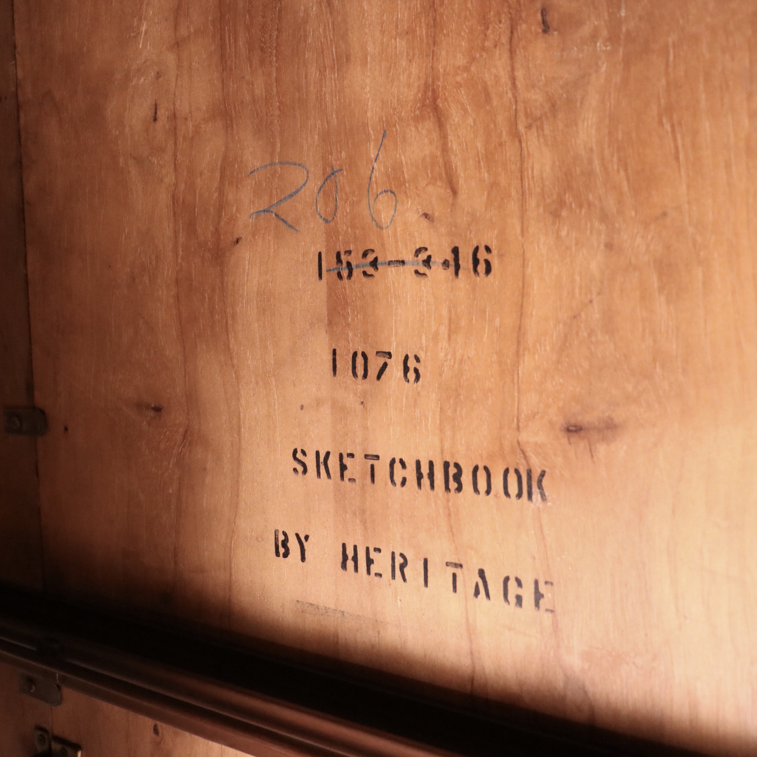 Drexel Heritage "Sketchbook" Burl and Pecan Dining Table and Cane-Back Chairs