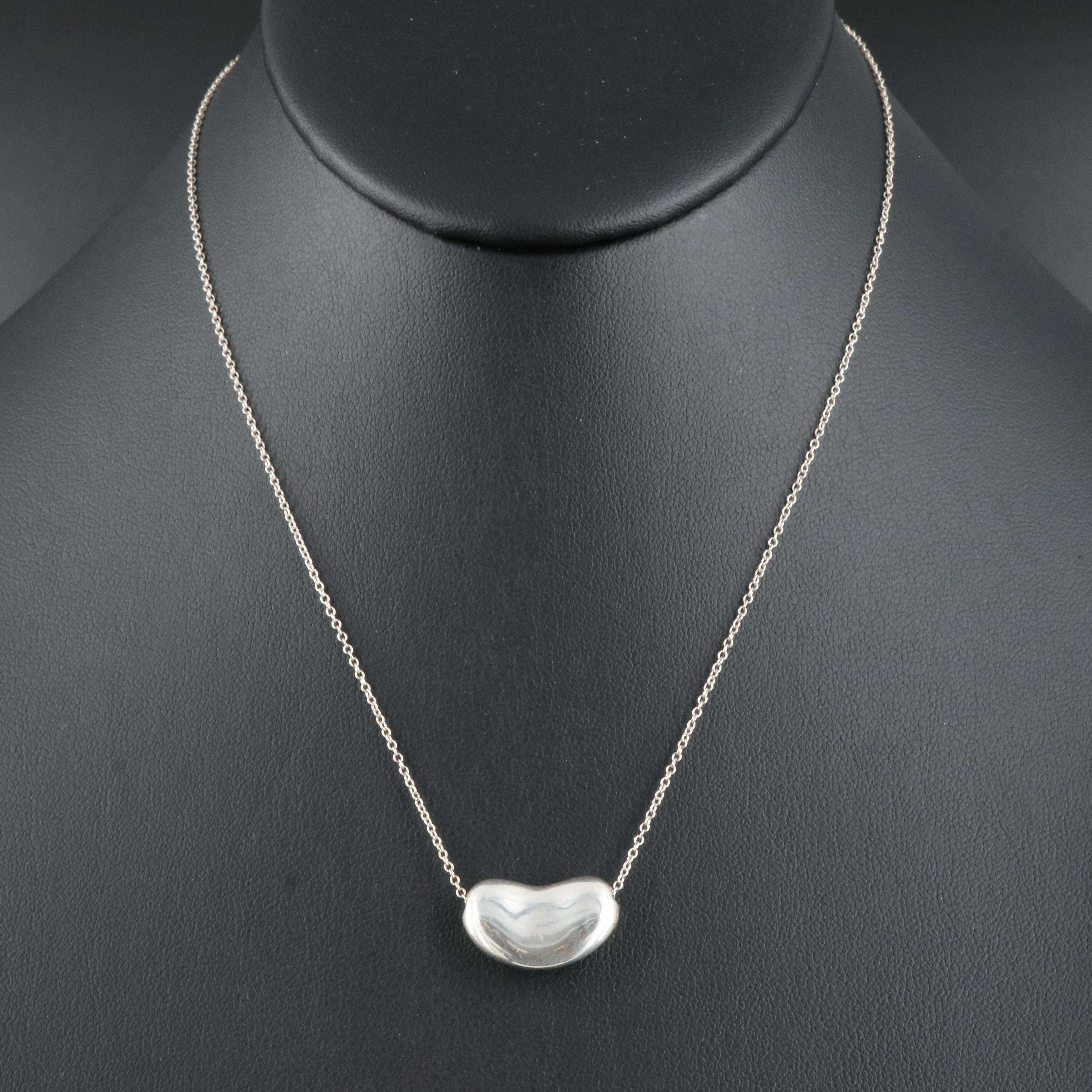 Elsa Peretti for Tiffany & Co. Sterling "Bean" Necklace