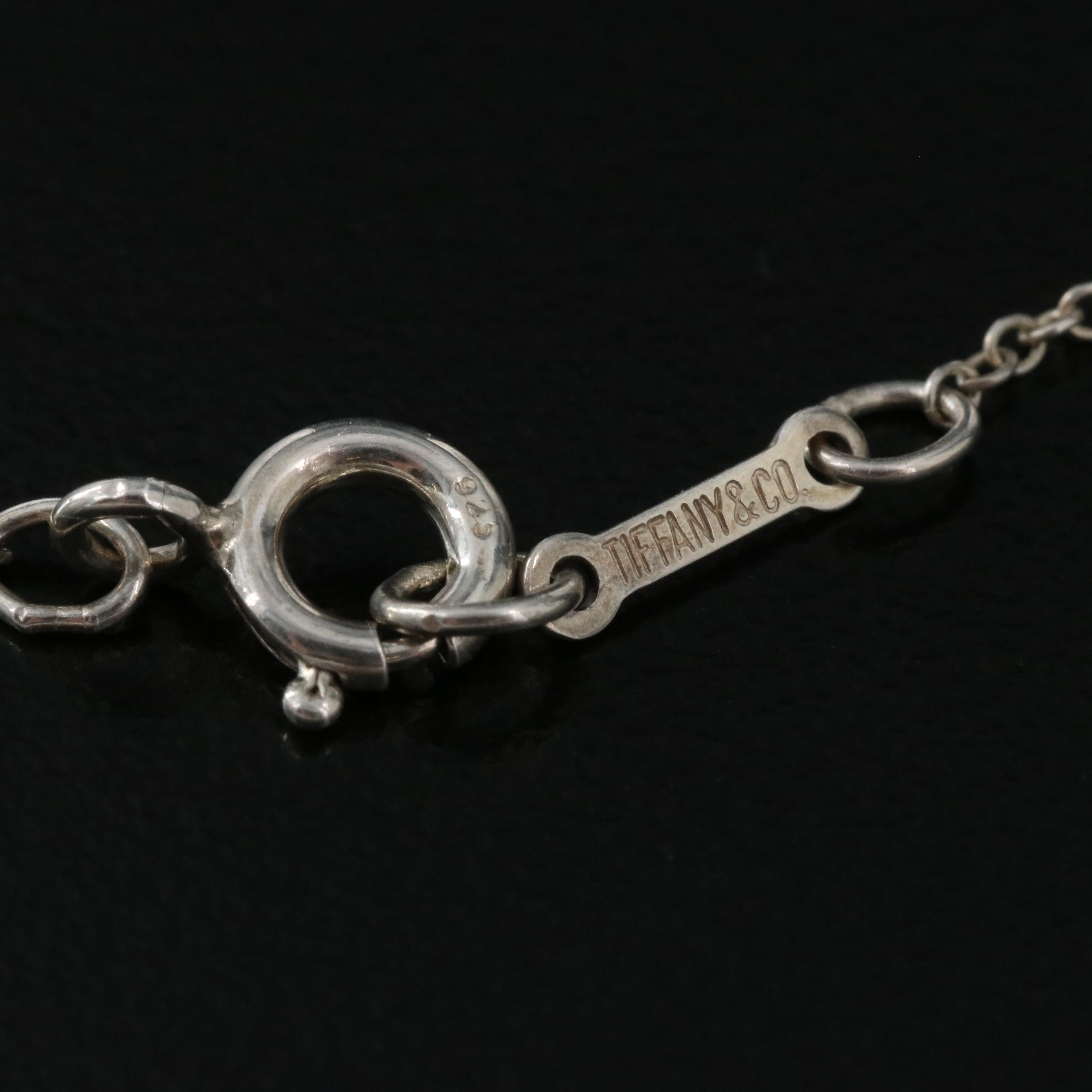 Elsa Peretti for Tiffany & Co. Sterling "Bean" Necklace