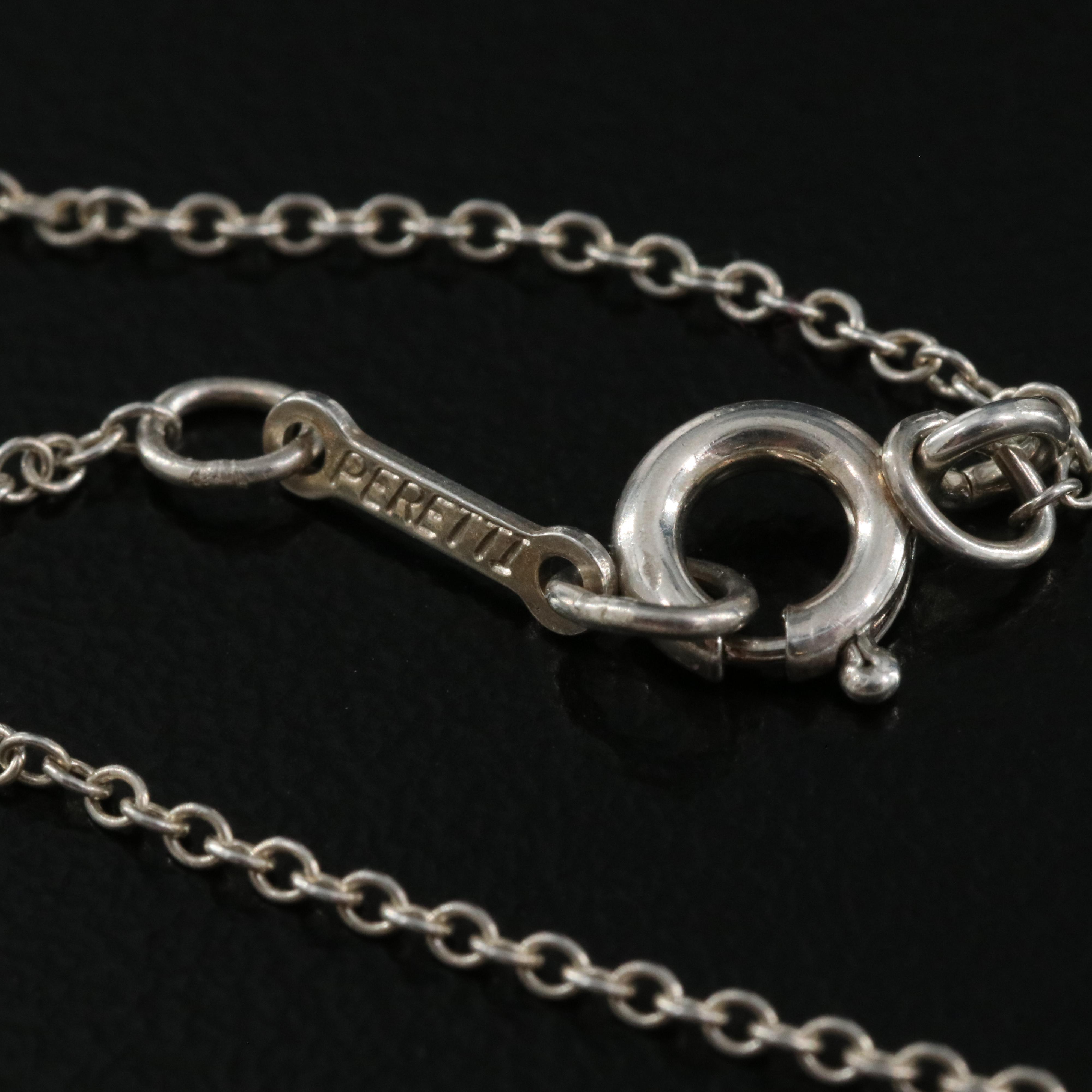 Elsa Peretti for Tiffany & Co. Sterling "Bean" Necklace