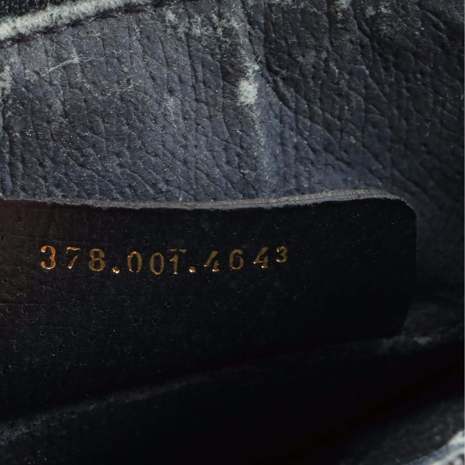 Gucci Accessory Collection Crossbody Bag in Navy GG Supreme Canvas and Leather