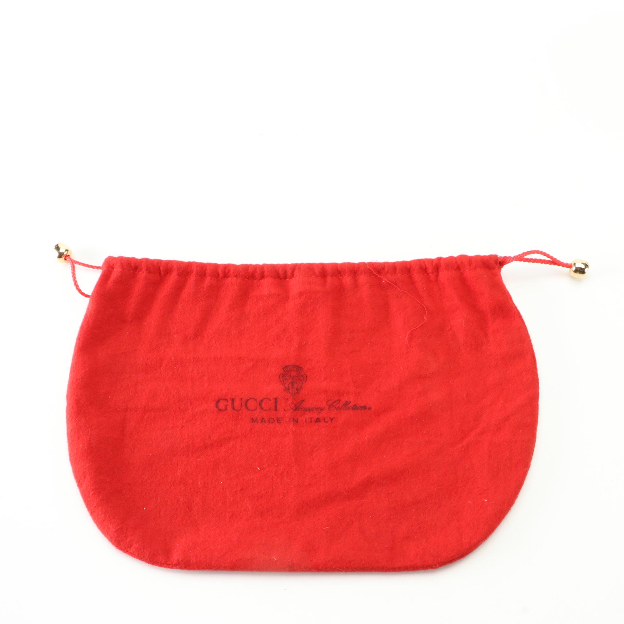 Gucci Accessory Collection Crossbody Bag in Navy GG Supreme Canvas and Leather