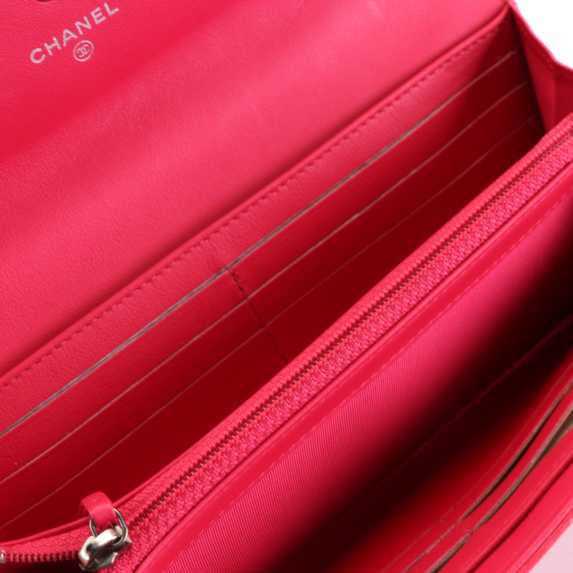 Chanel CC Long Flap Wallet in Patent Leather