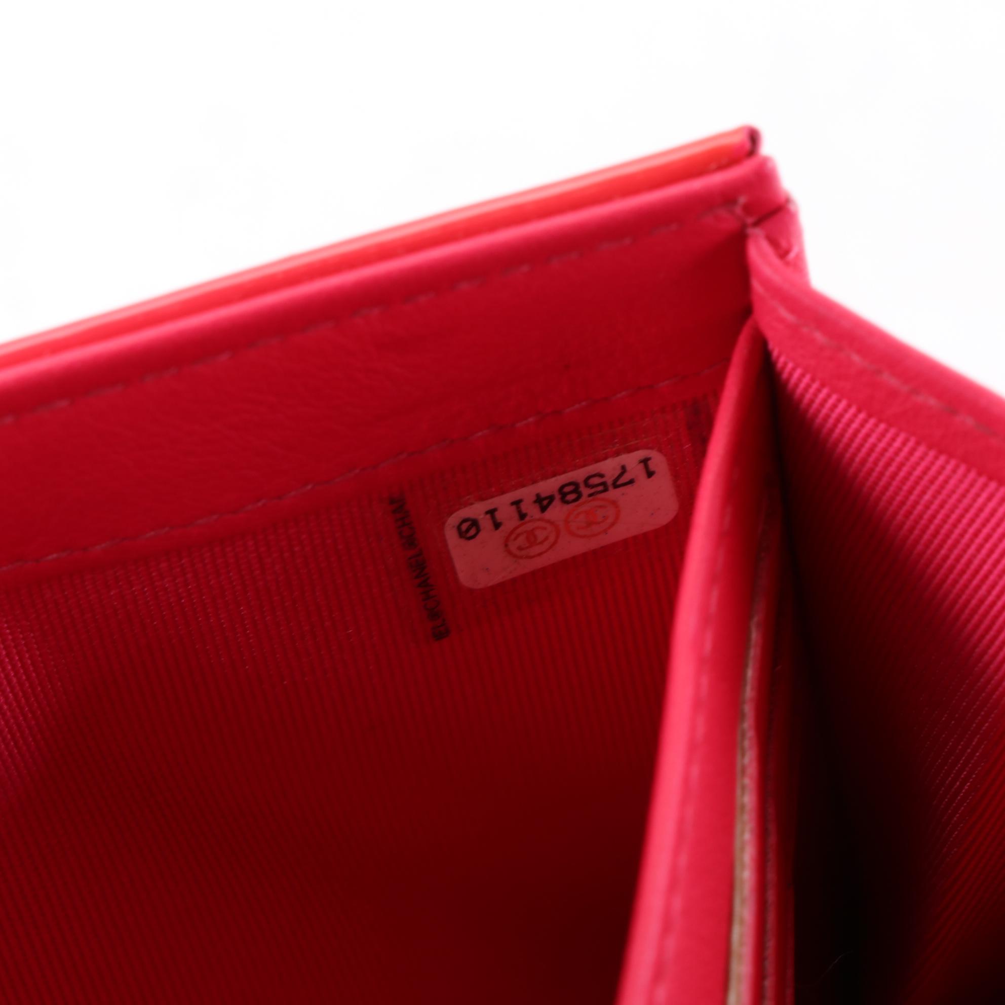 Chanel CC Long Flap Wallet in Patent Leather