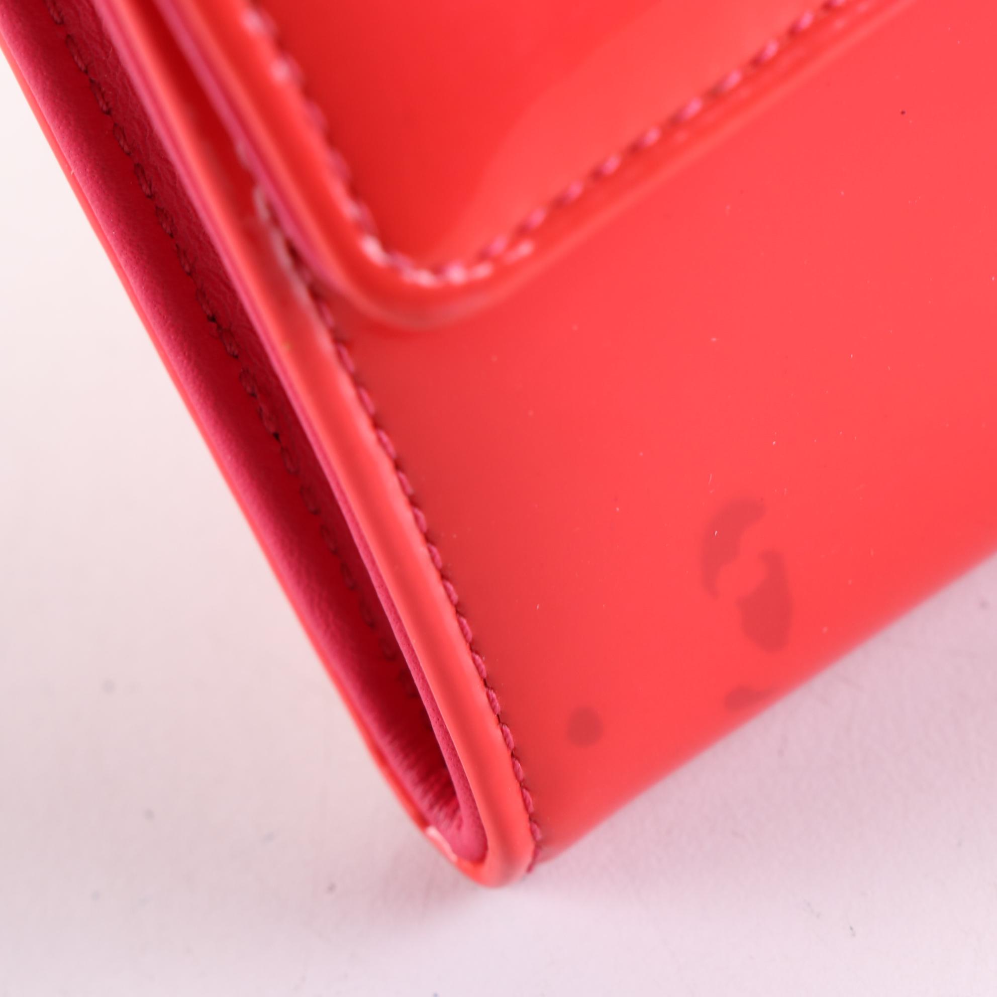 Chanel CC Long Flap Wallet in Patent Leather