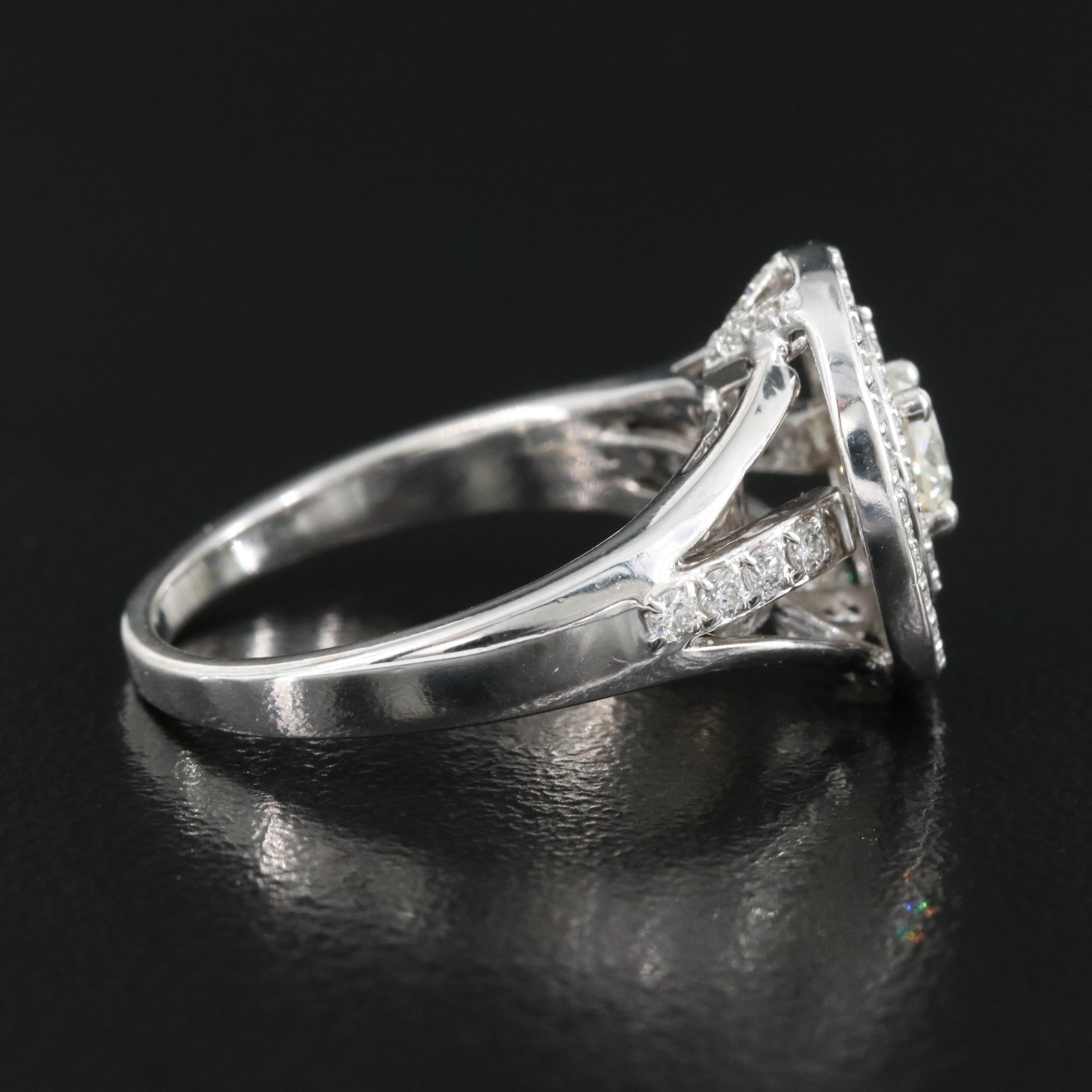 14K 0.88 CTW Diamond Ring