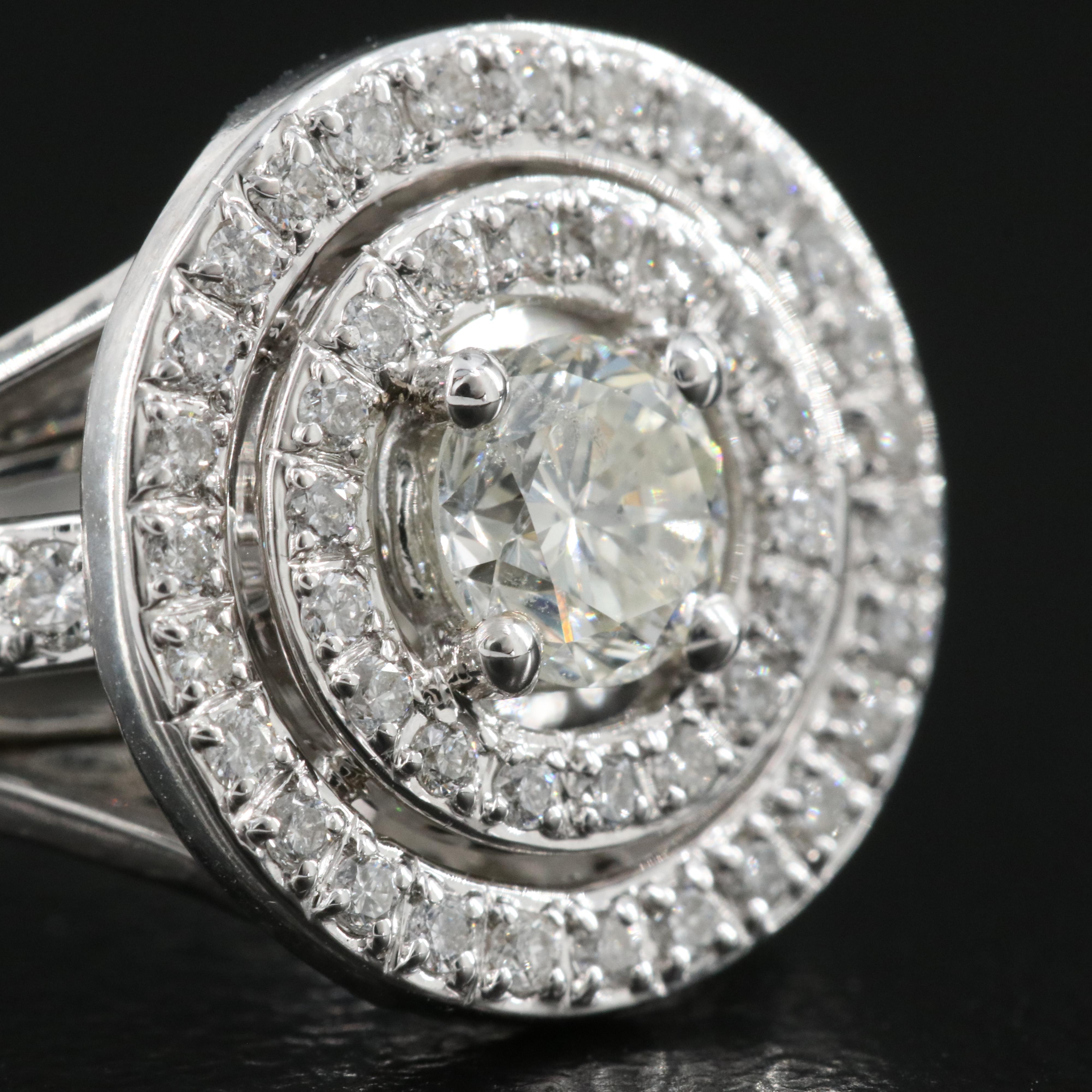 14K 0.88 CTW Diamond Ring