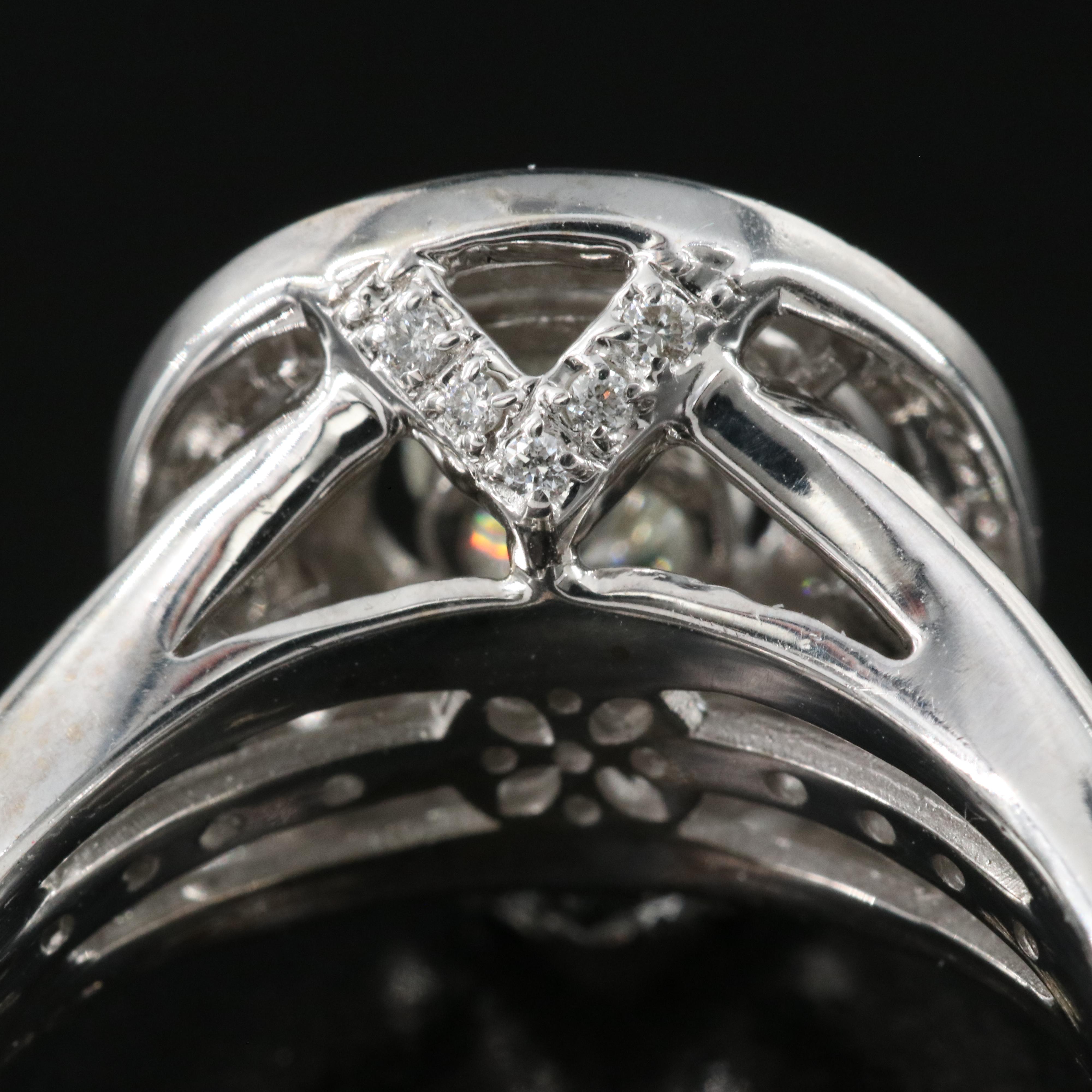 14K 0.88 CTW Diamond Ring