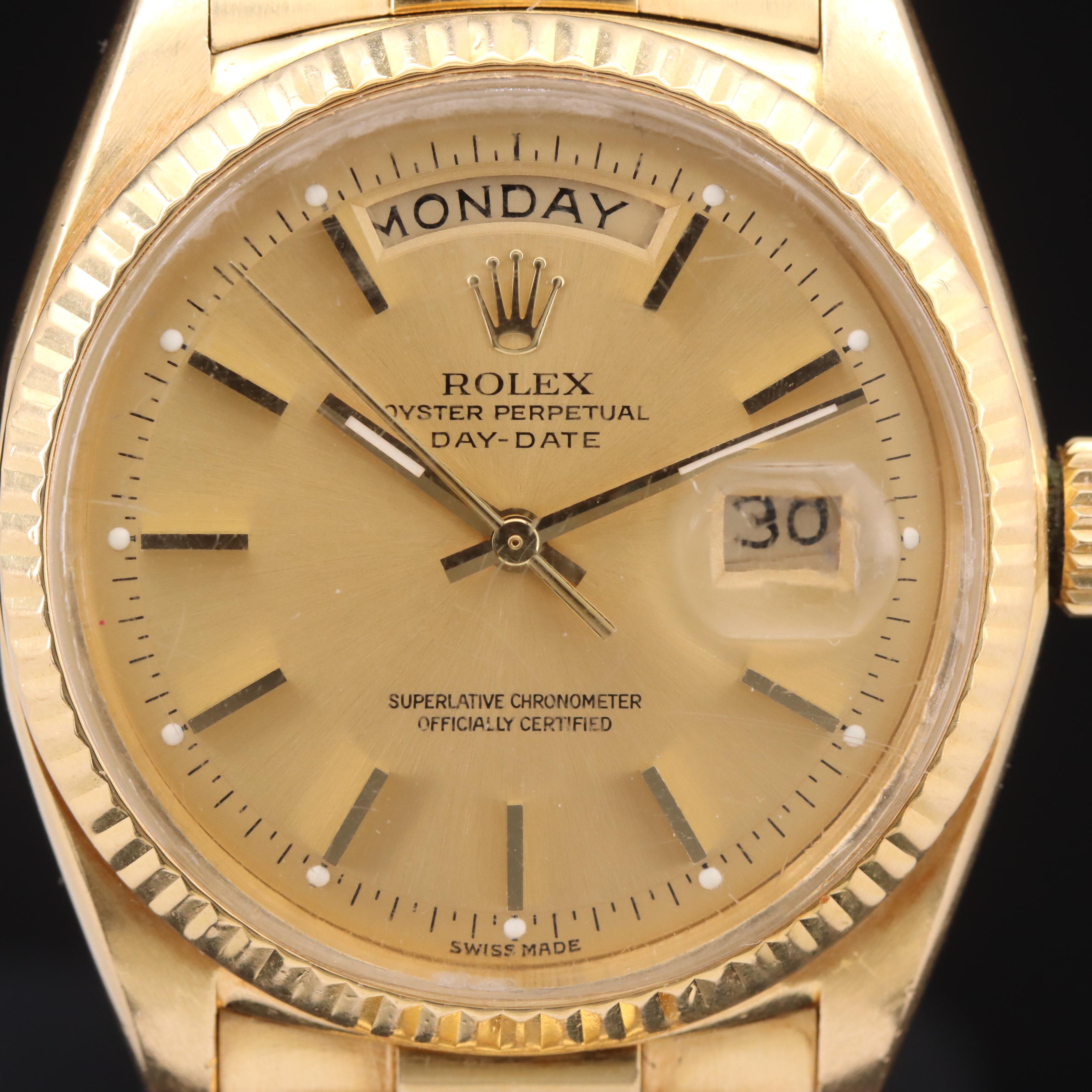 18K Rolex Day-Date President Watch
