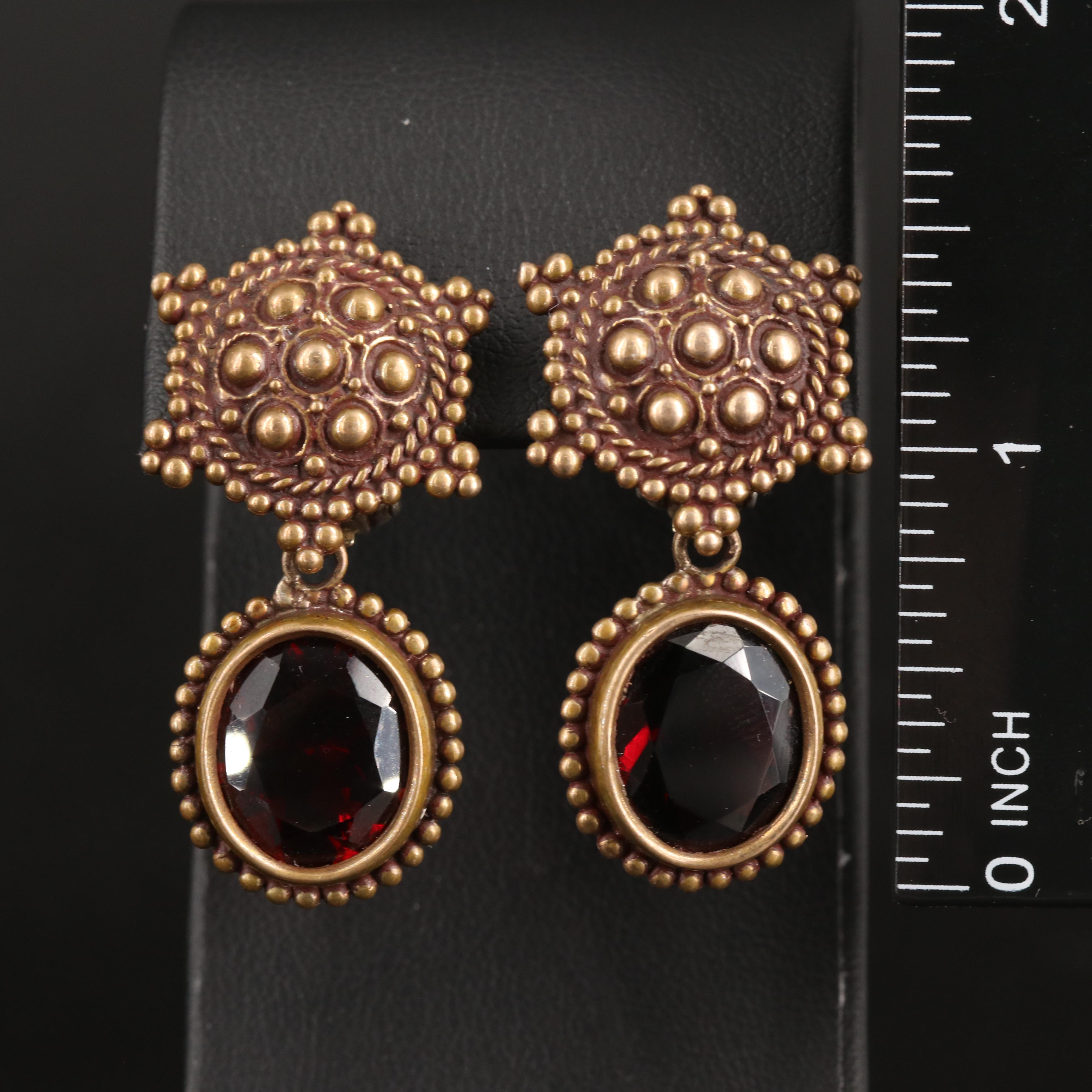 Stephen Dweck Garnet Earrings
